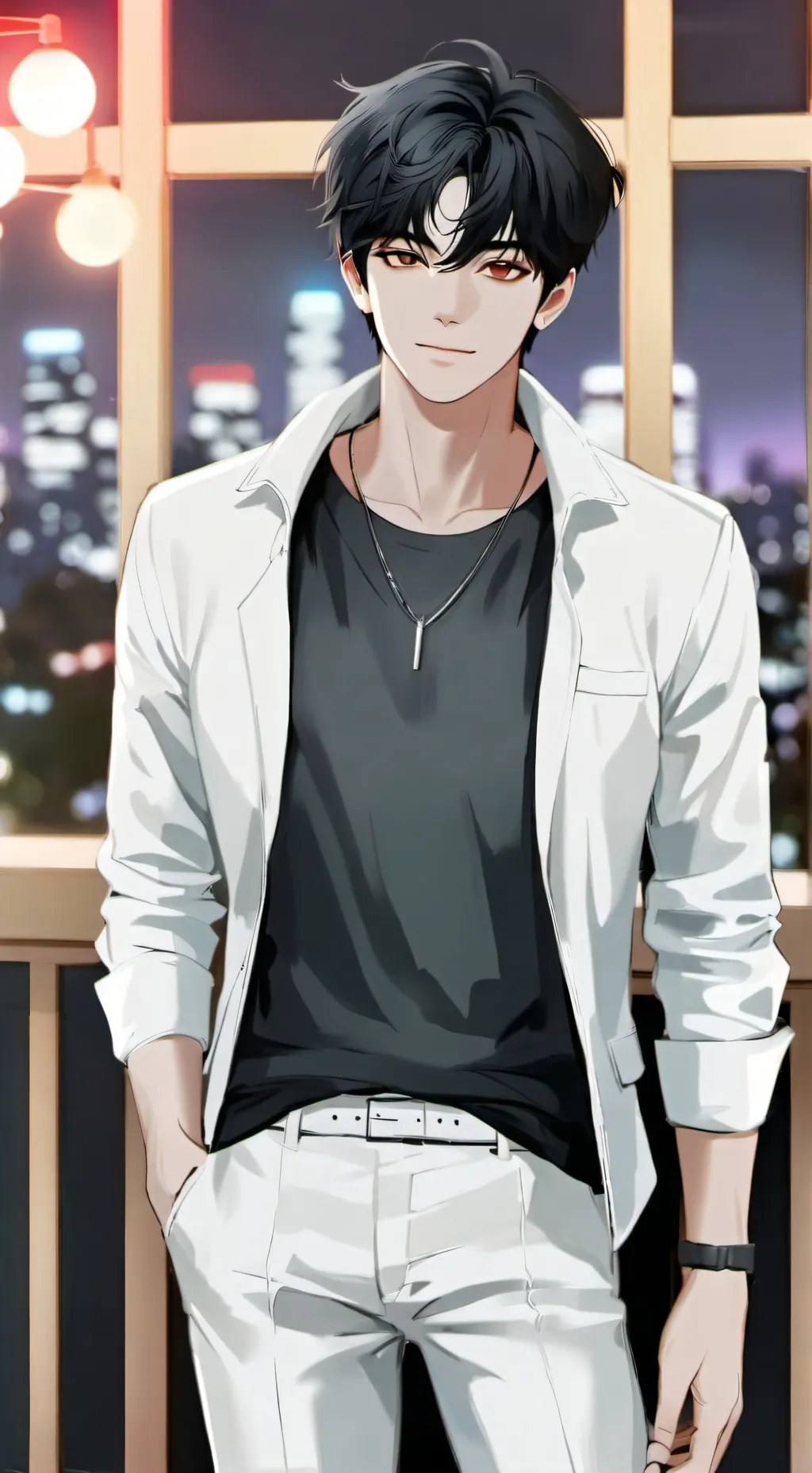 ai character: damian background