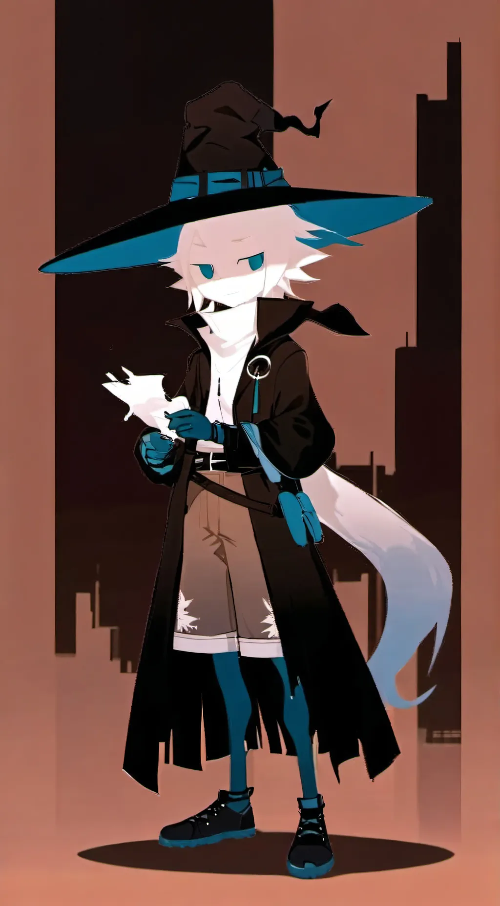 ai character: охотница  background