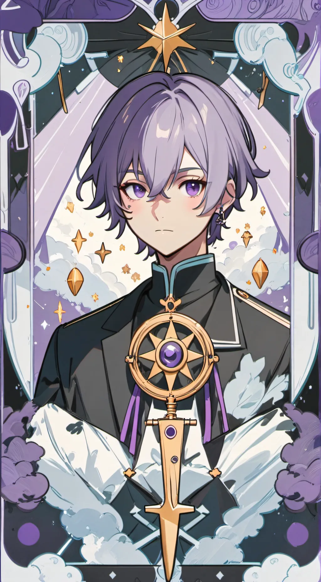 ai character: mystery saja background