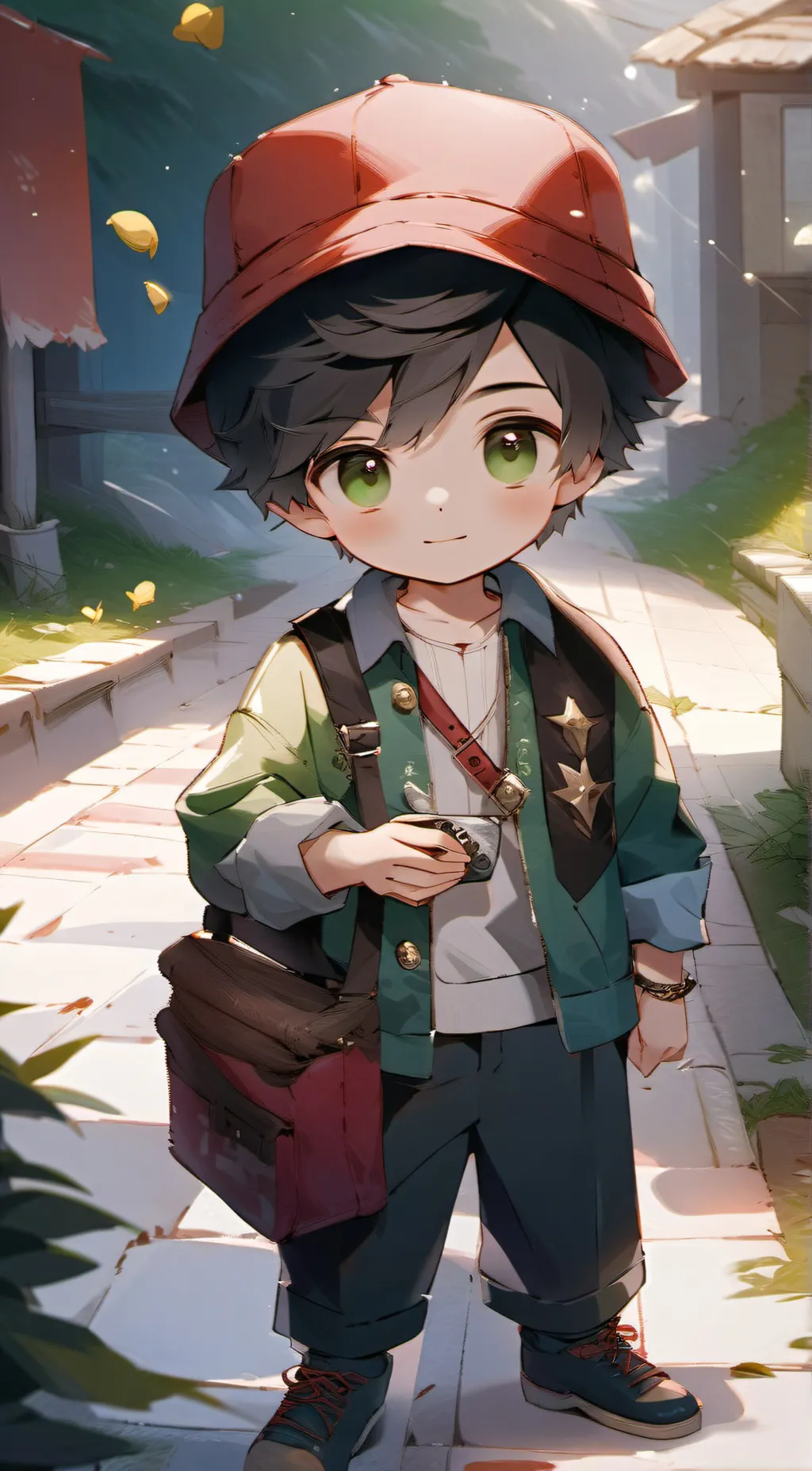 ai character: Theo background