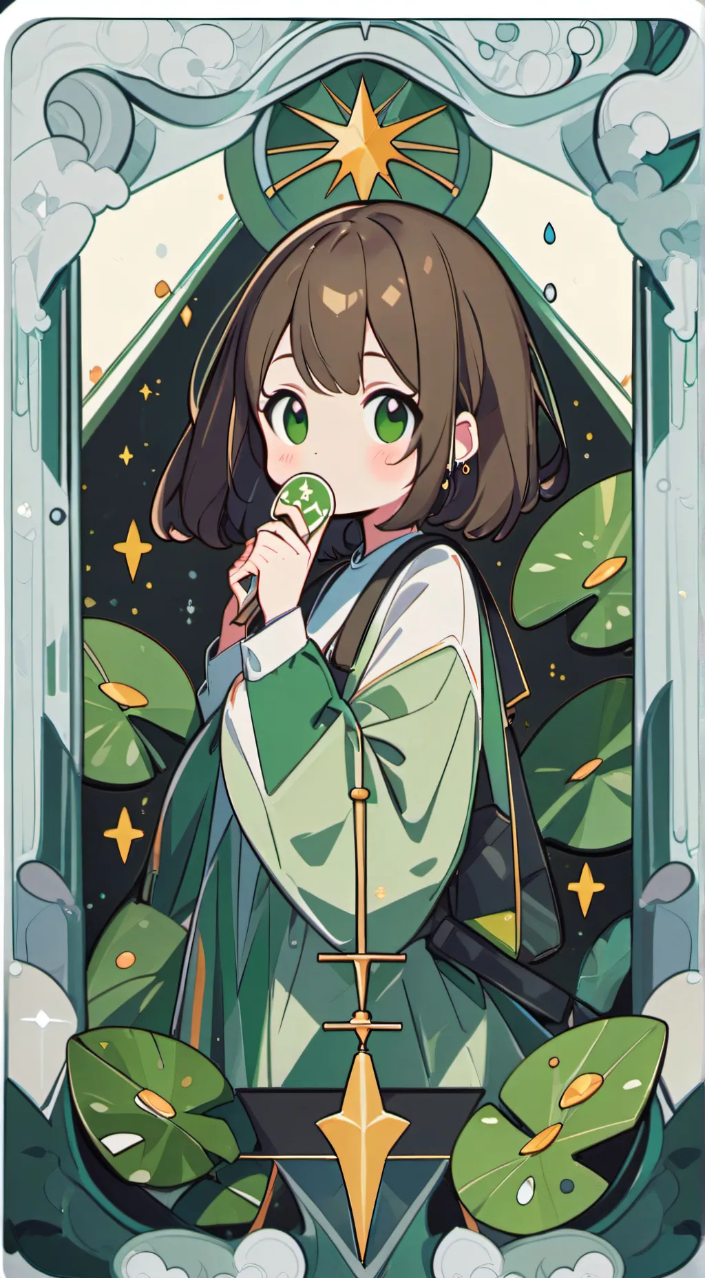 ai character: Pick me girl again background