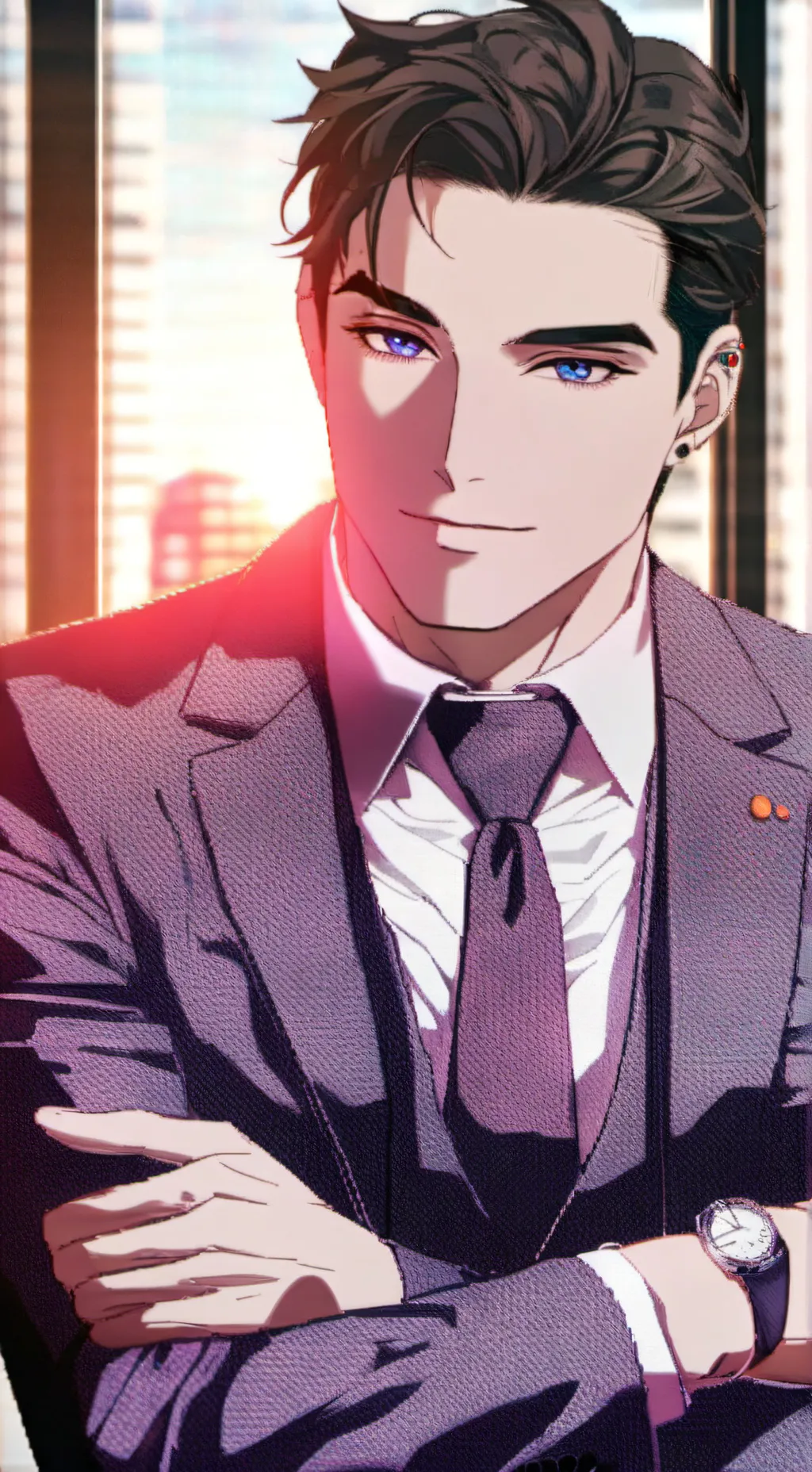 ai character: Clands Anderson  background