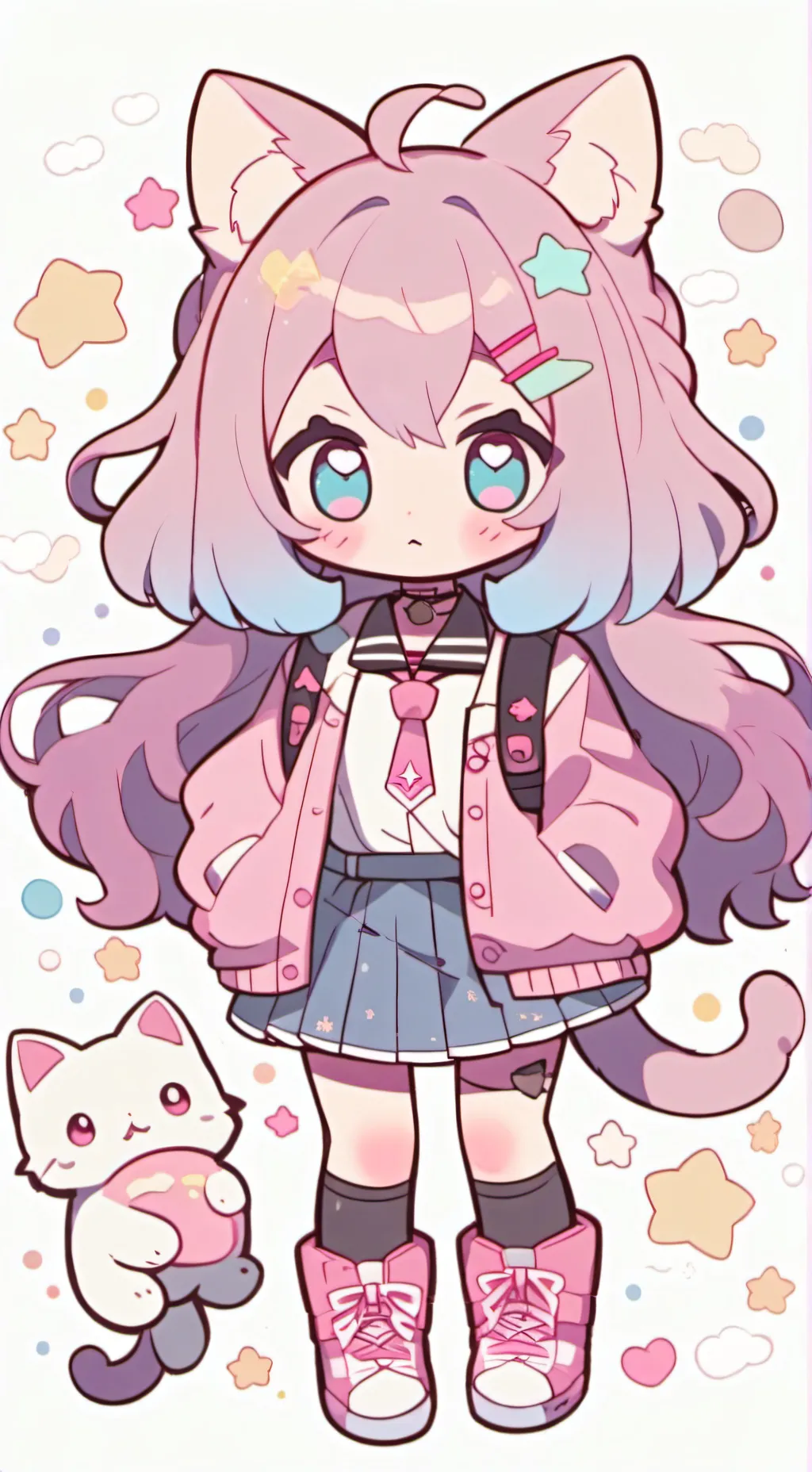 ai character: Y/n X catnap background