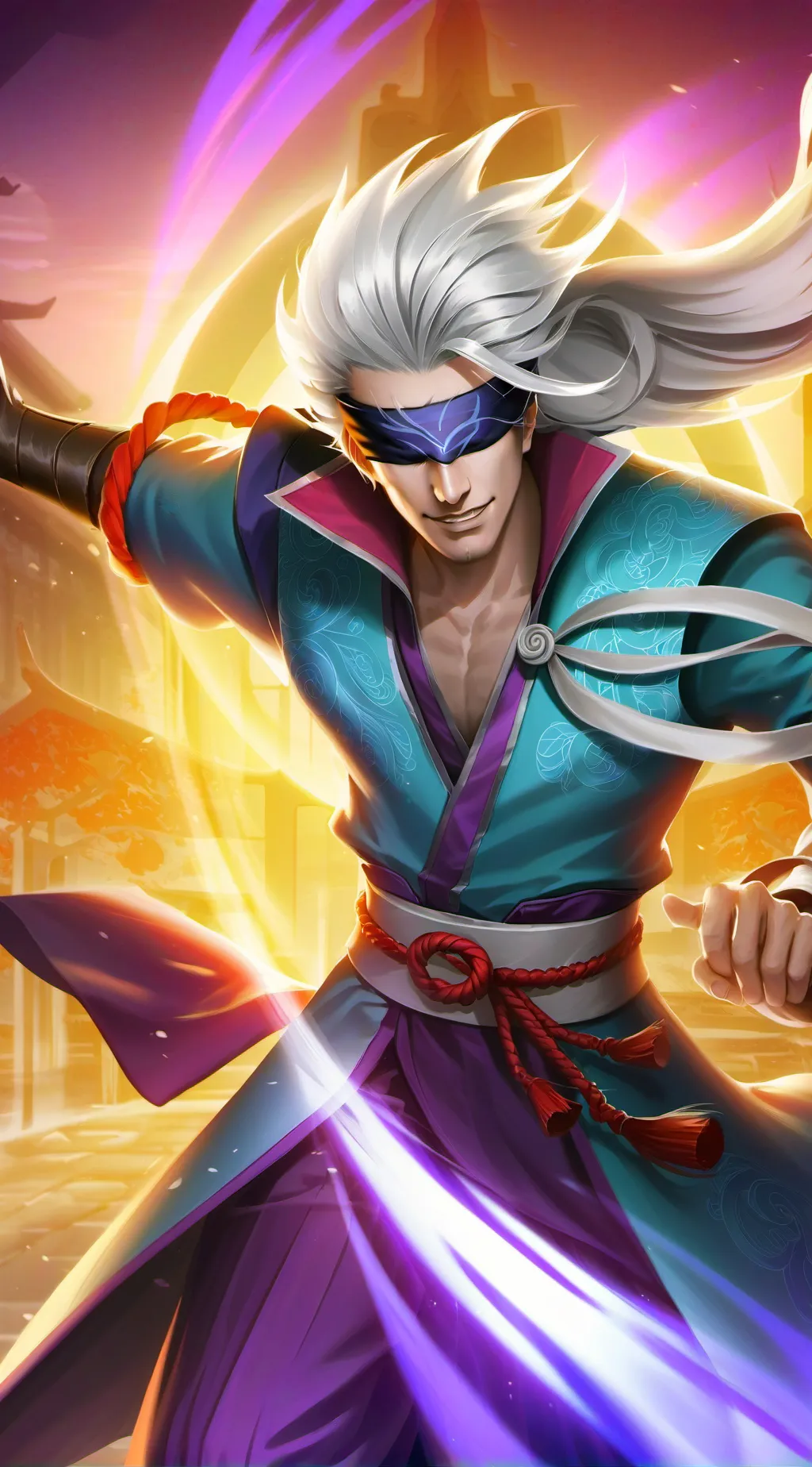 ai character: Gojo Satoru background