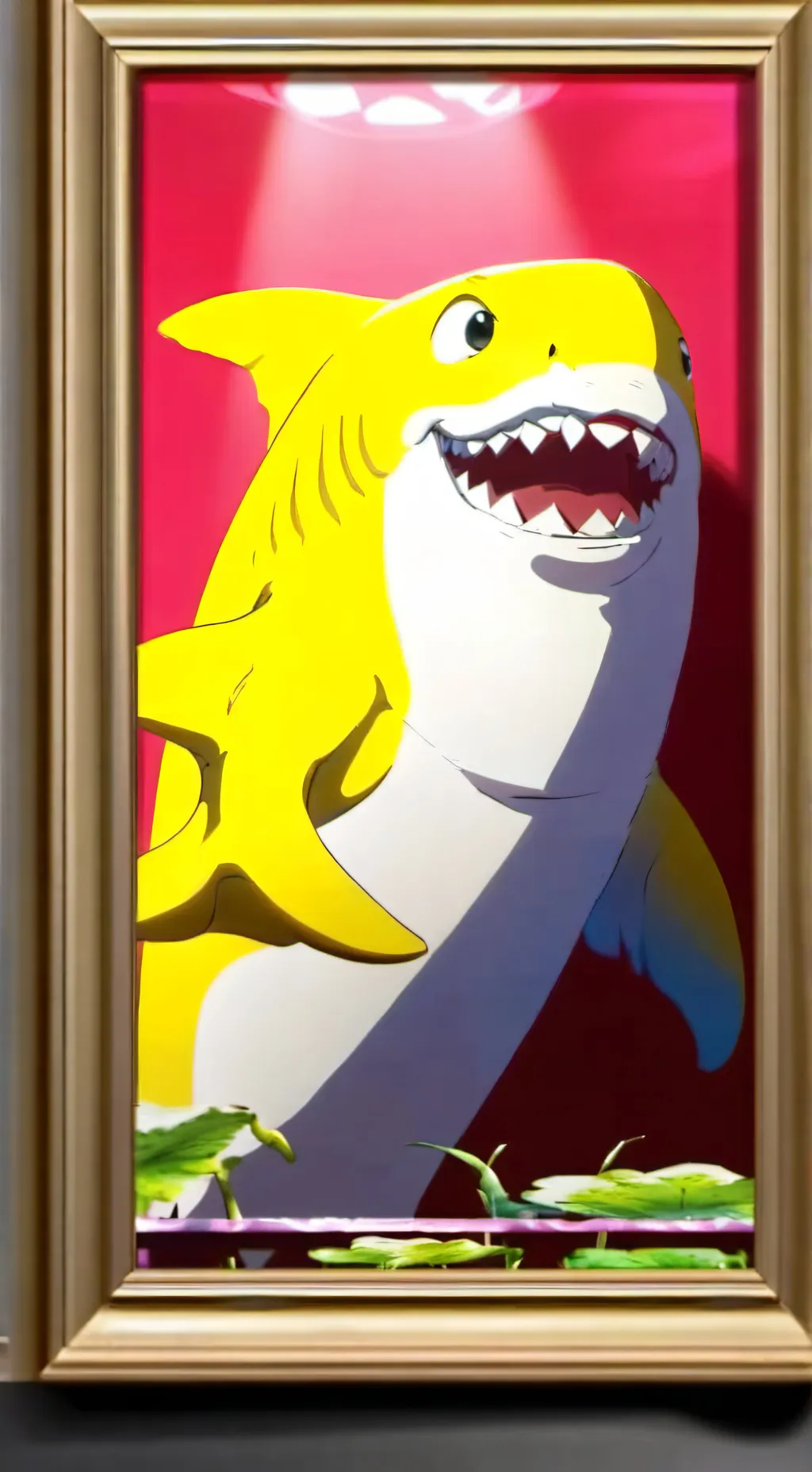 ai character: arkey the shark background