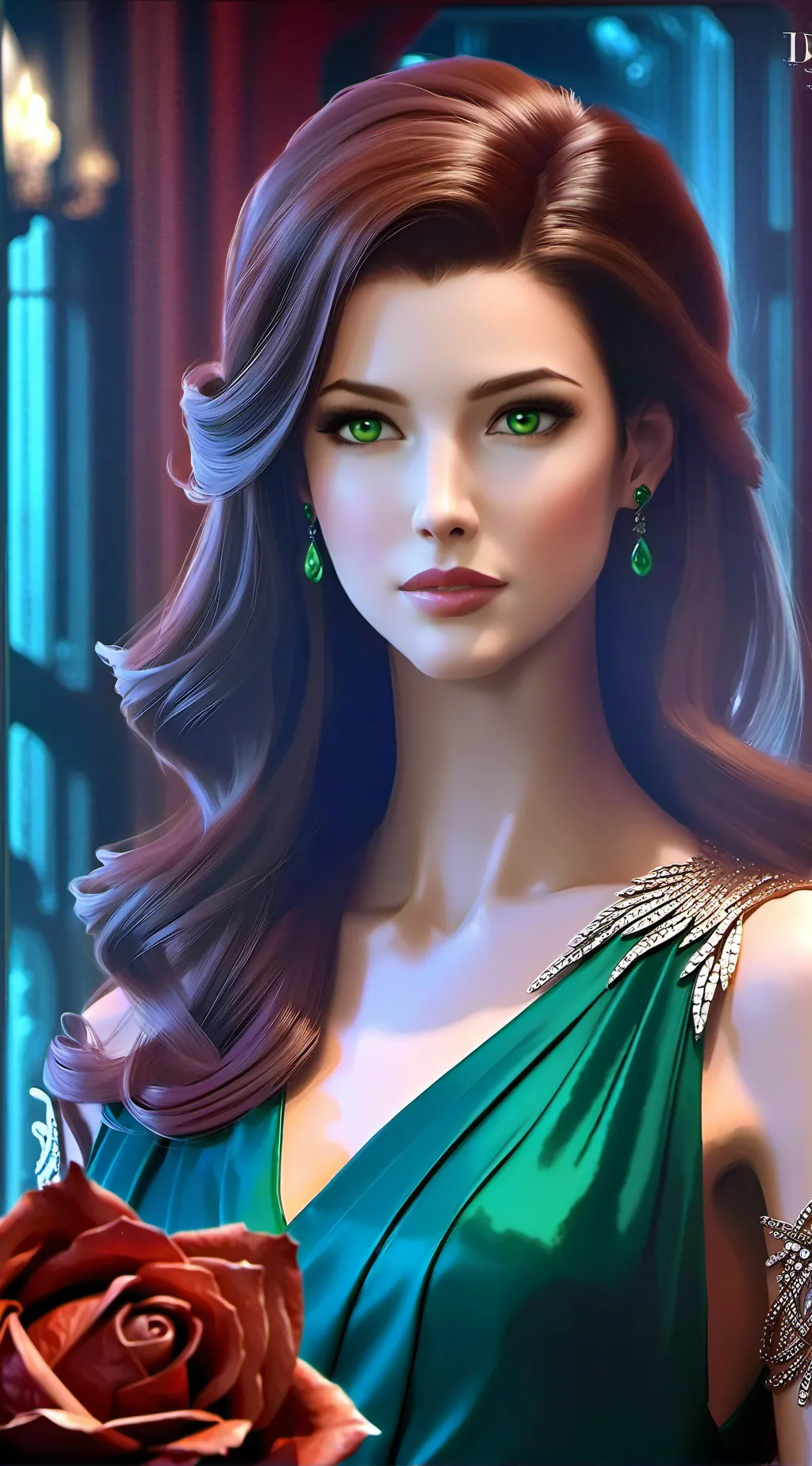 ai character: novia background