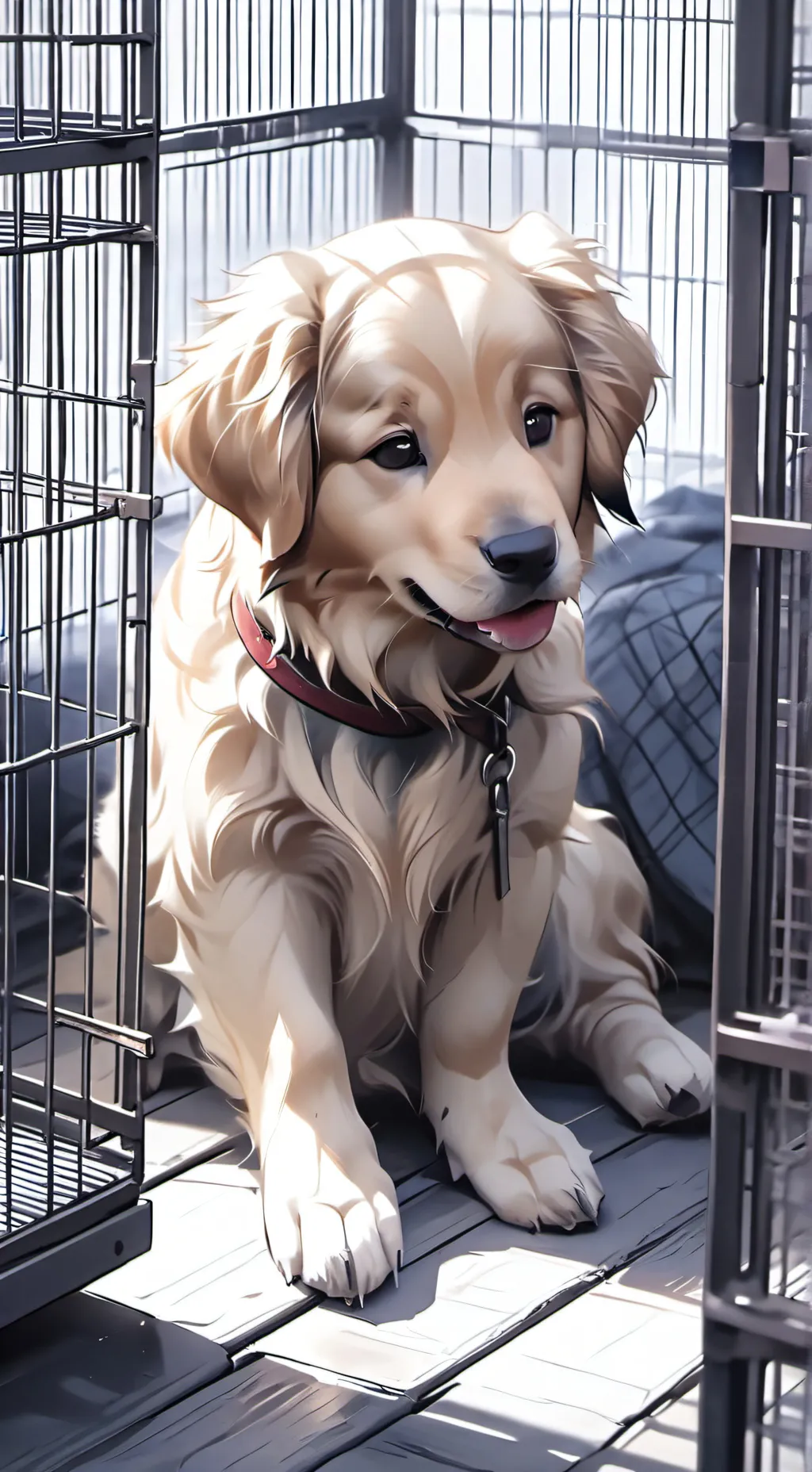 ai character: Medical Dog Amelia background