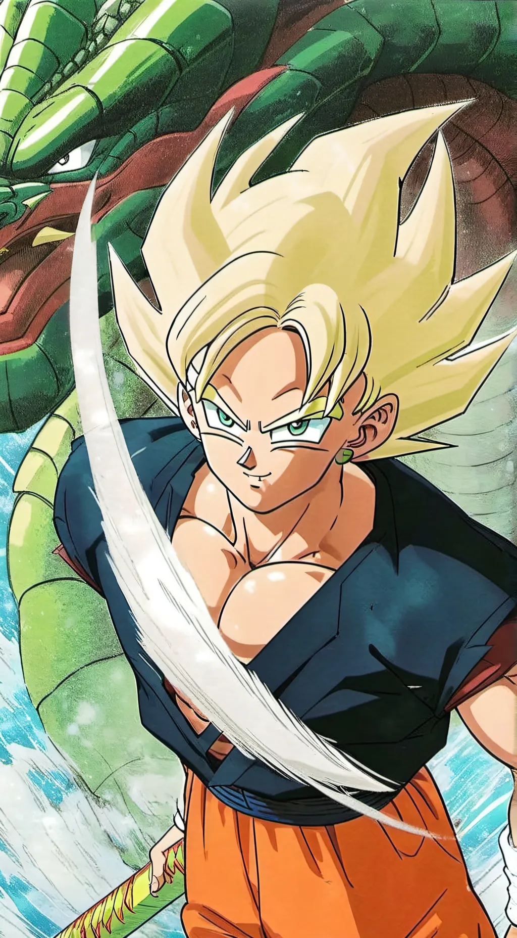 ai character: DBZ Halloween  background