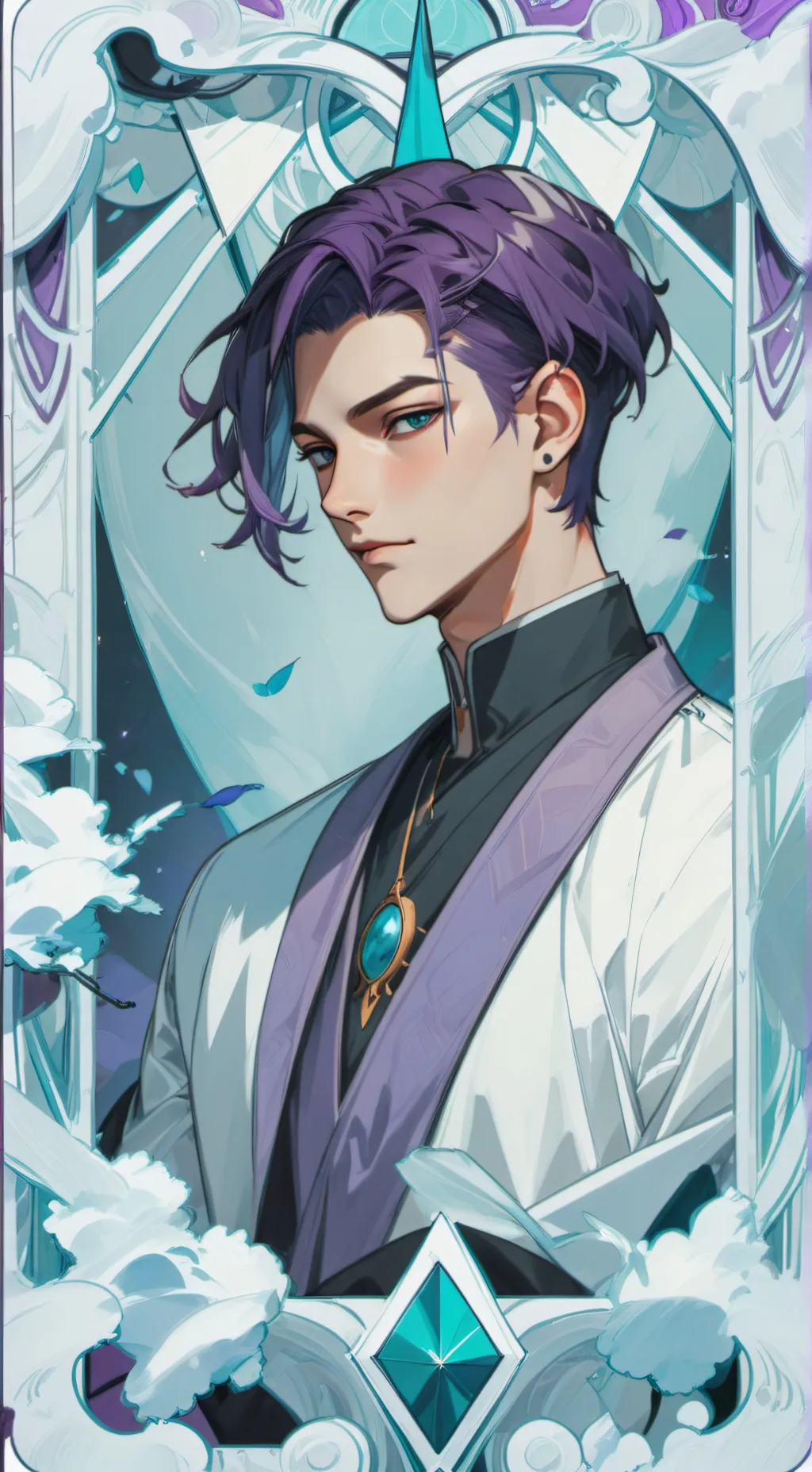 ai character: mystery background