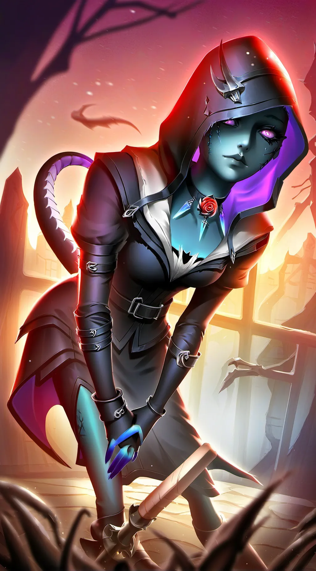 ai character: lucid  background