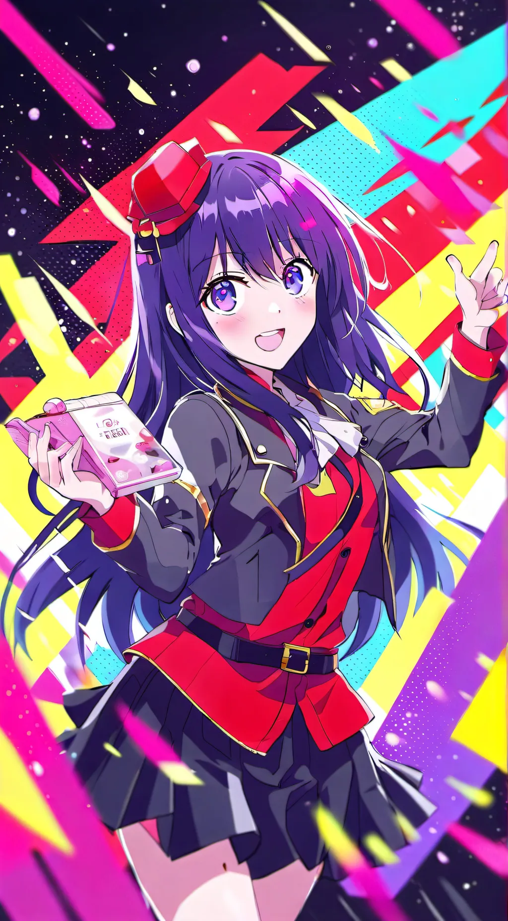 ai character: Oshi no ko background