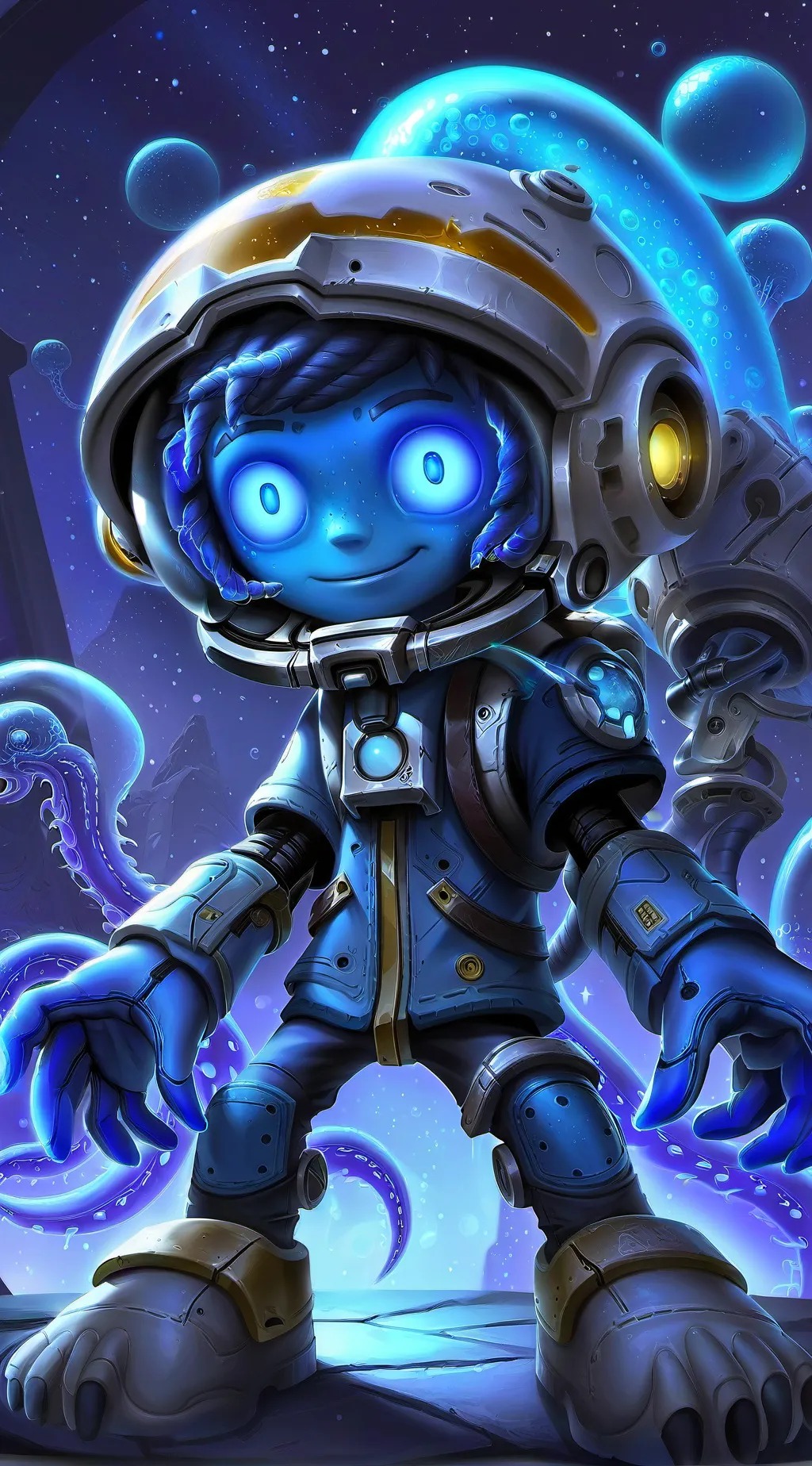 ai character: Bloo background