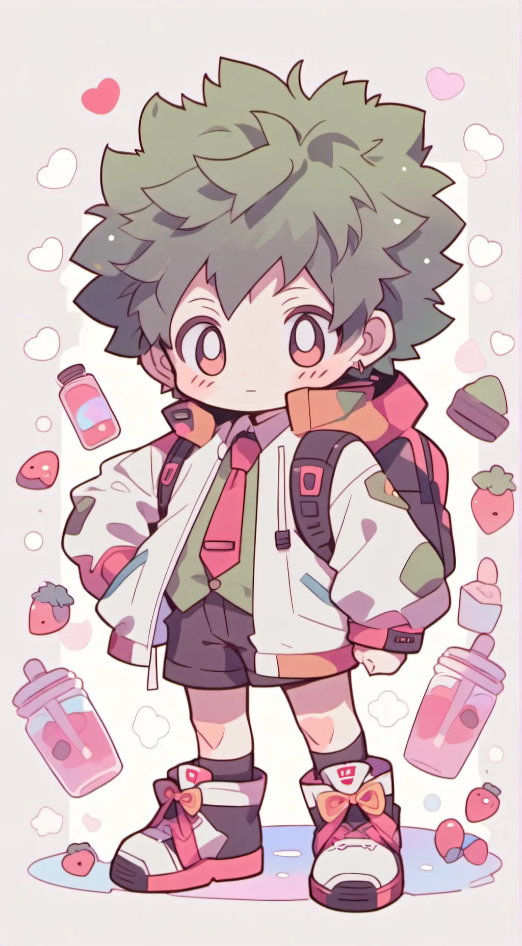 ai character: BABY DEKUU background