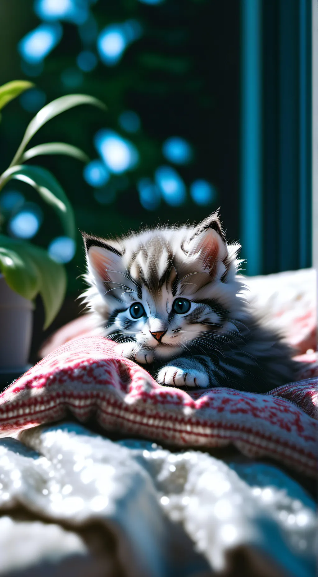 ai character: Very Tiny Kitten background