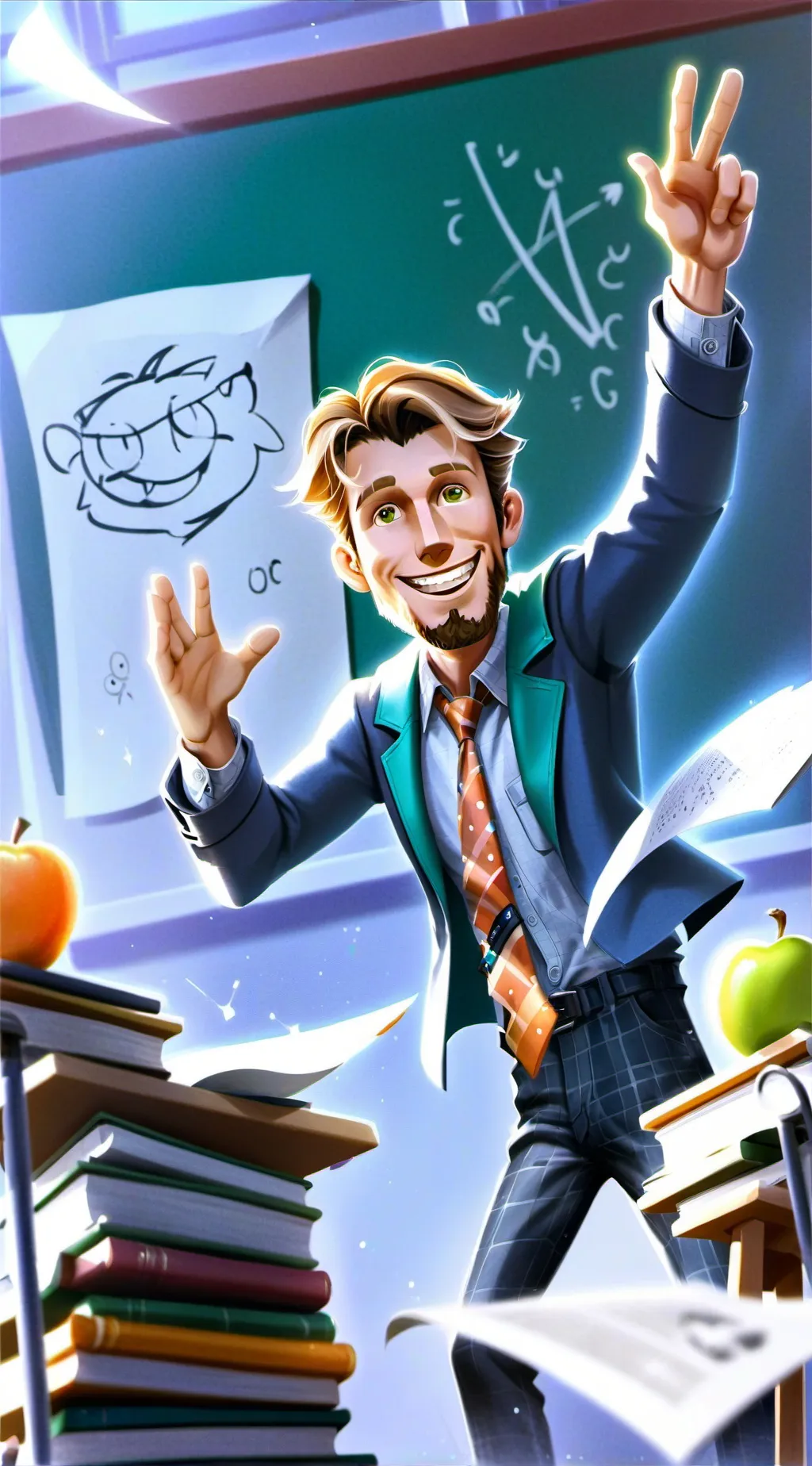 ai character: Professor Alistair background