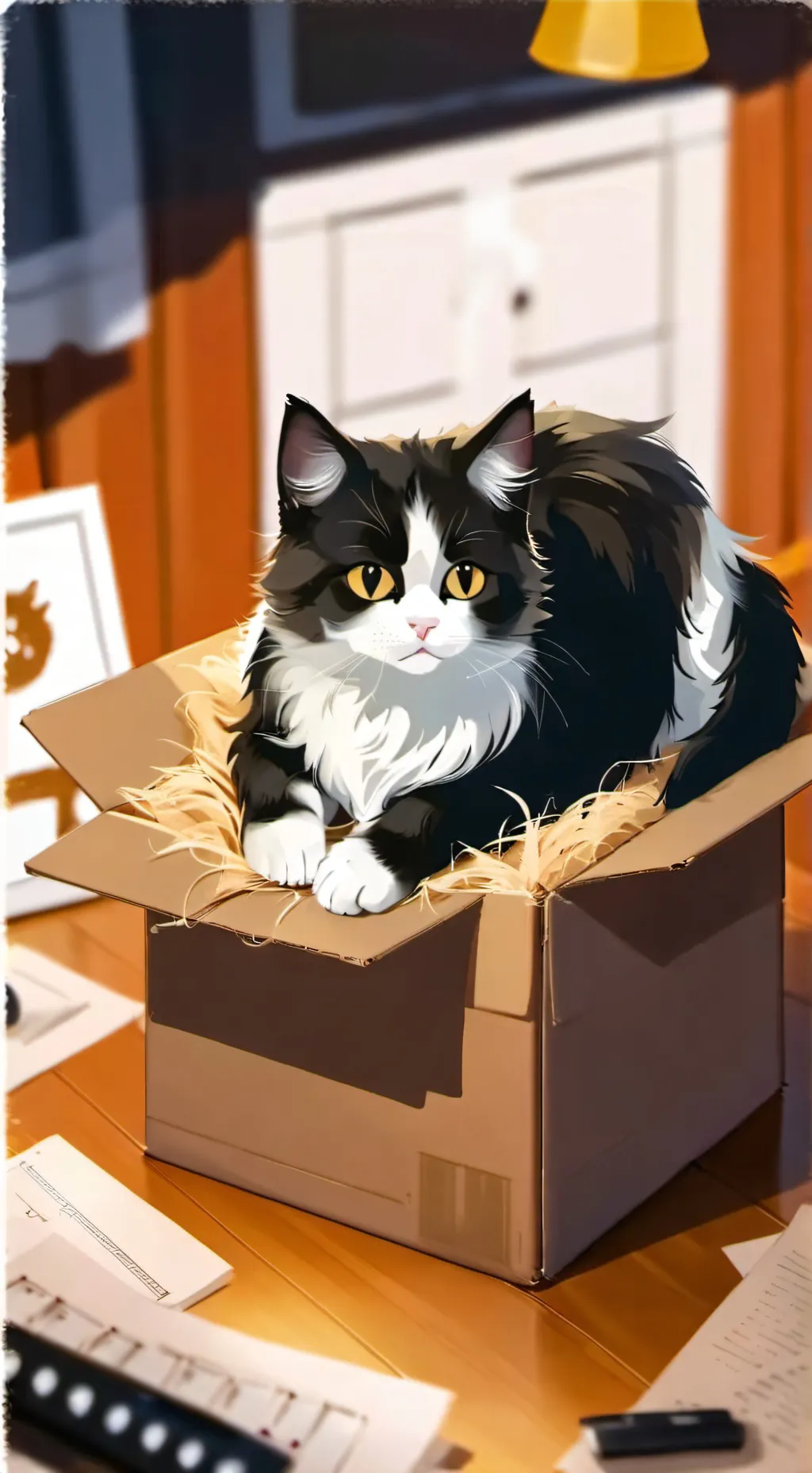 ai character: ✧ᬊКошкаᬊ✧ background