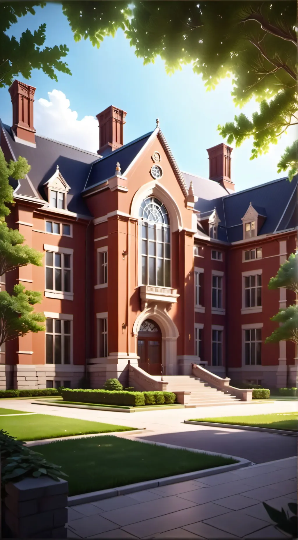 ai character: all girls school  background