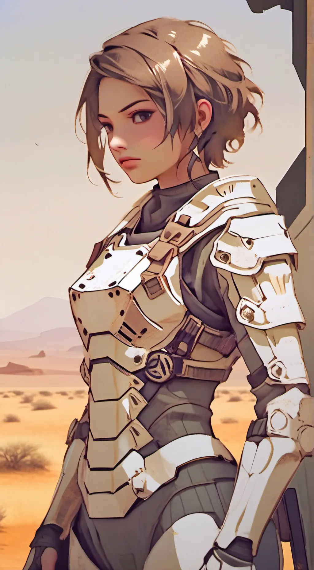 ai character: Justine background