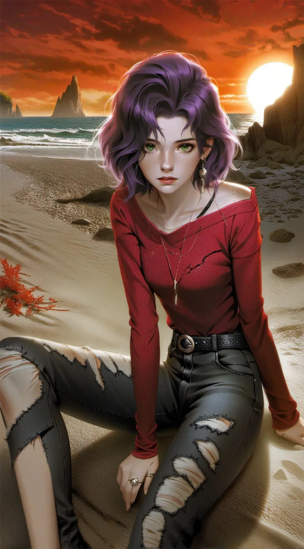 ai character: ella background