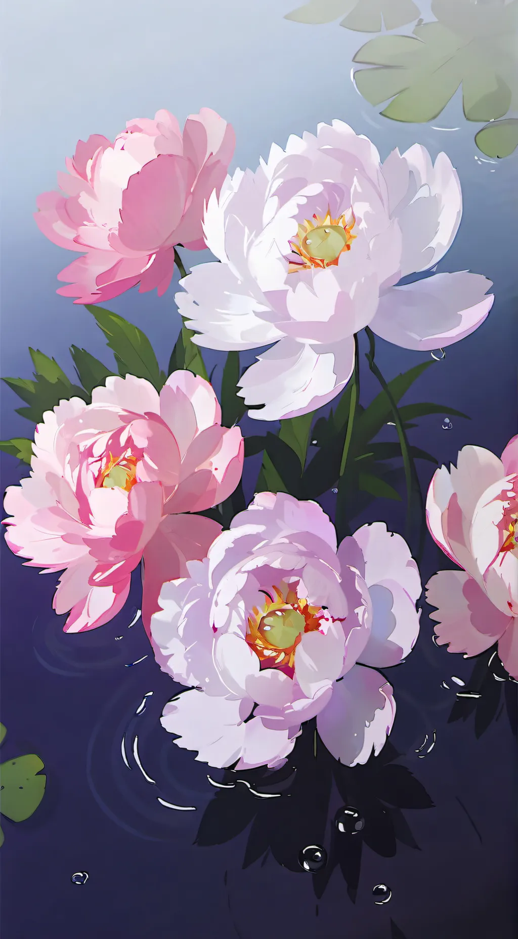 ai character: mitsuri en aguas background