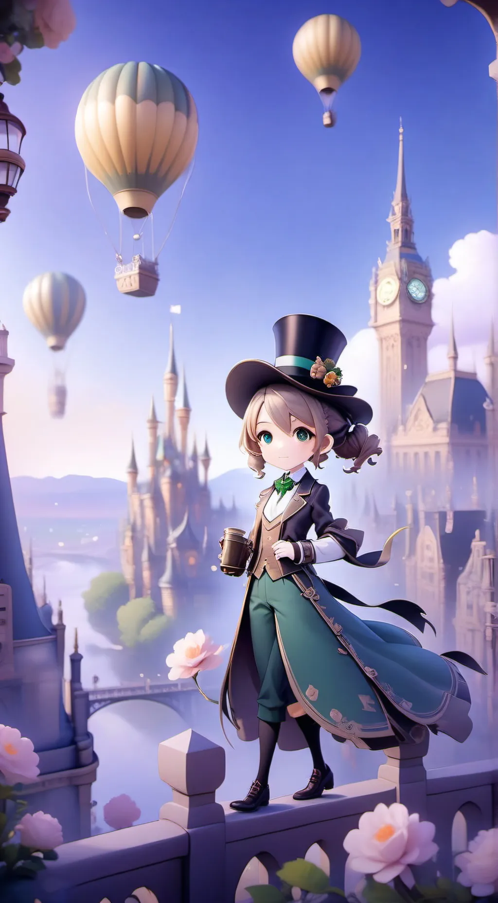 ai character: Cherrie background