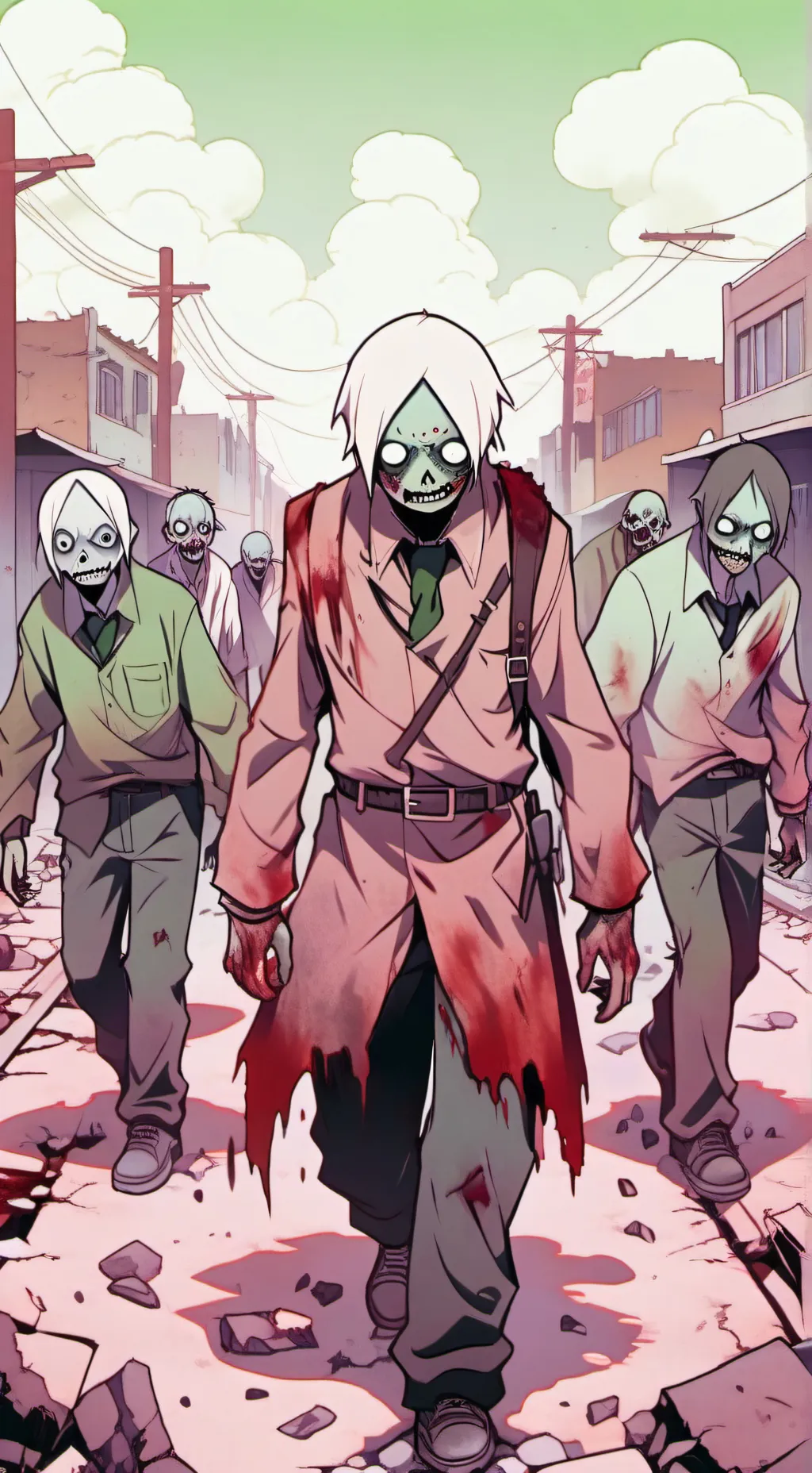 ai character: Zombie apocalypse background