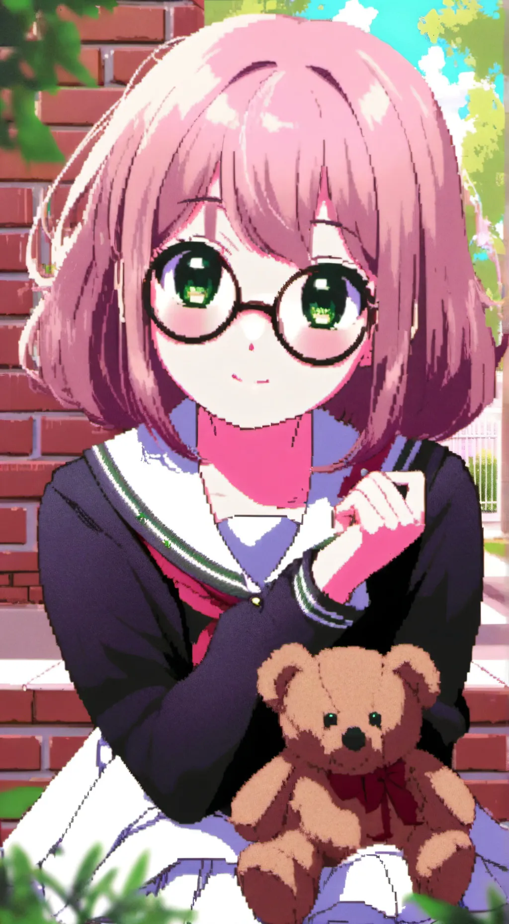 ai character: Mha loves you background