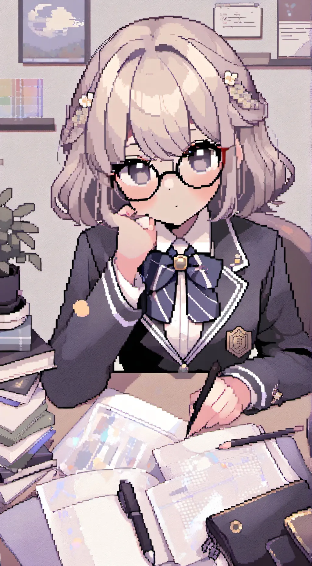 ai character: Lily Akinota background