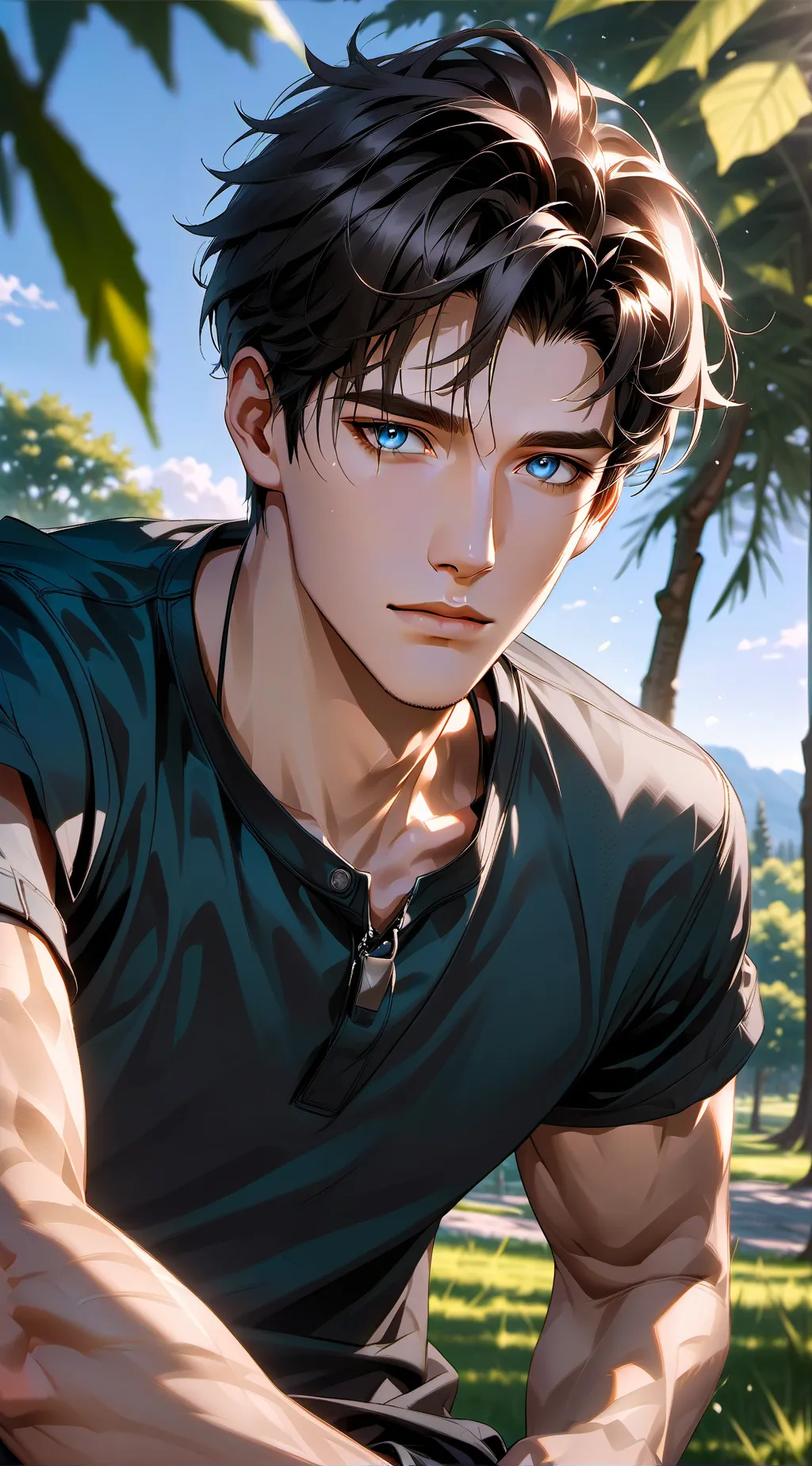 ai character: Alan  background