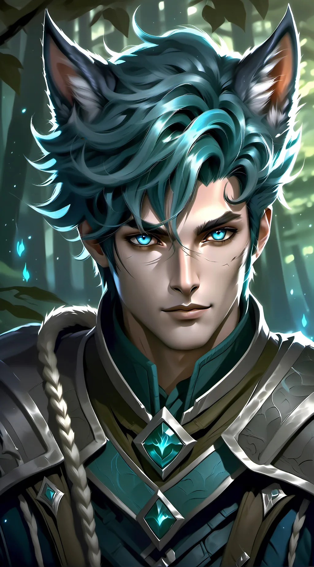 ai character: Bluetail background