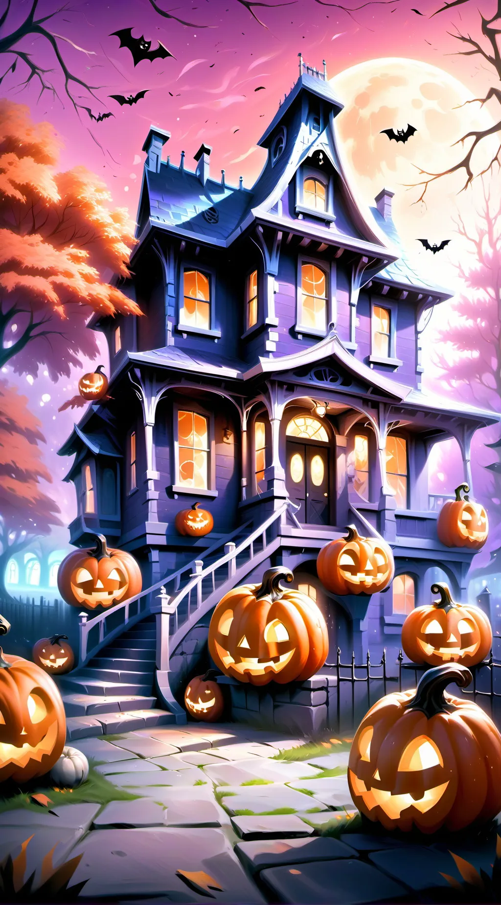 ai character: Sprunki Halloween🎃 background