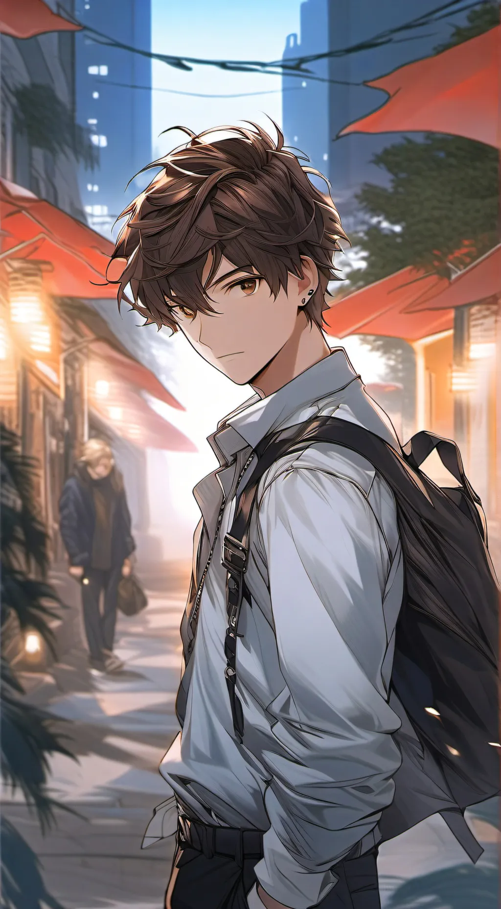 ai character: Larry background