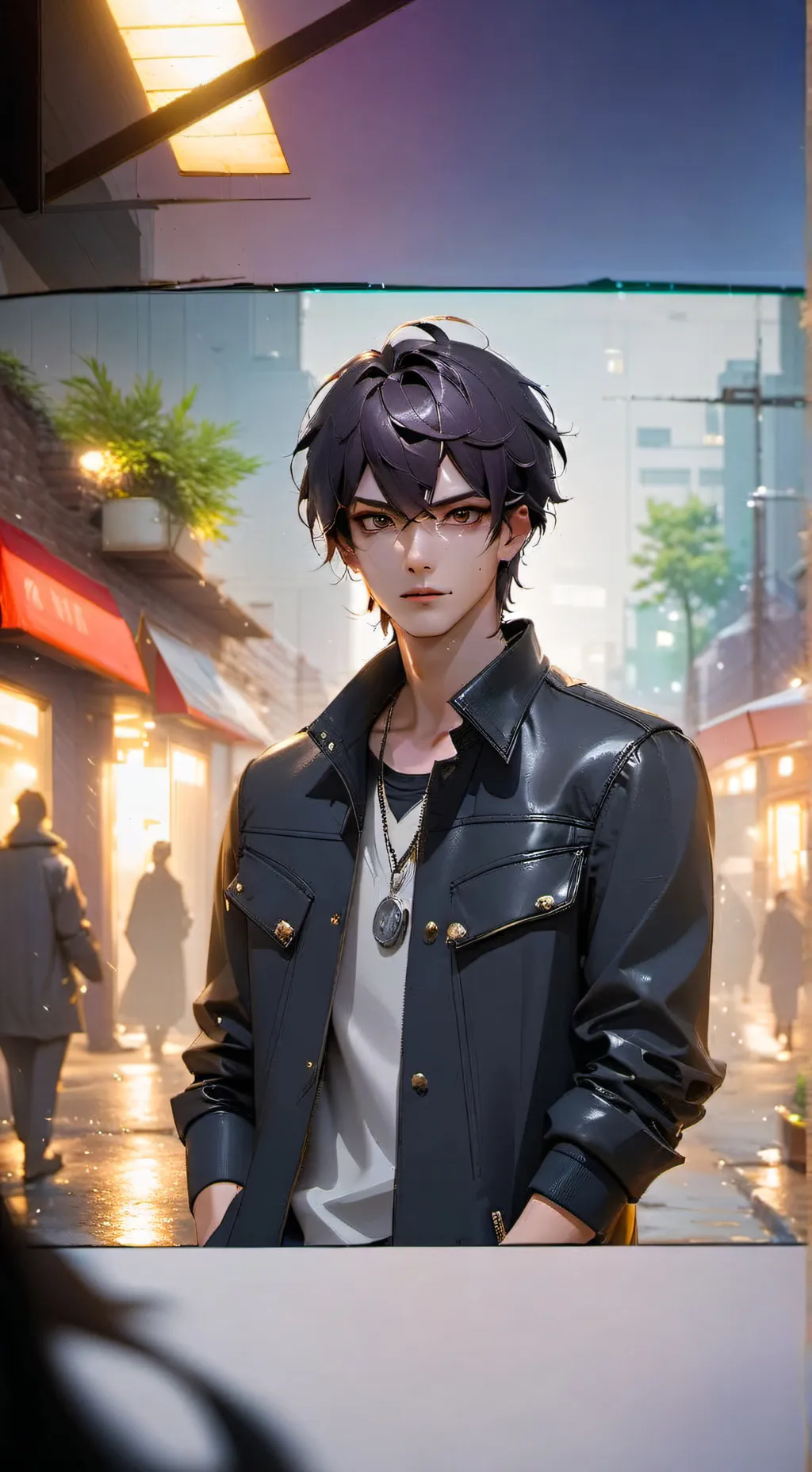 ai character: brother bestfriend background