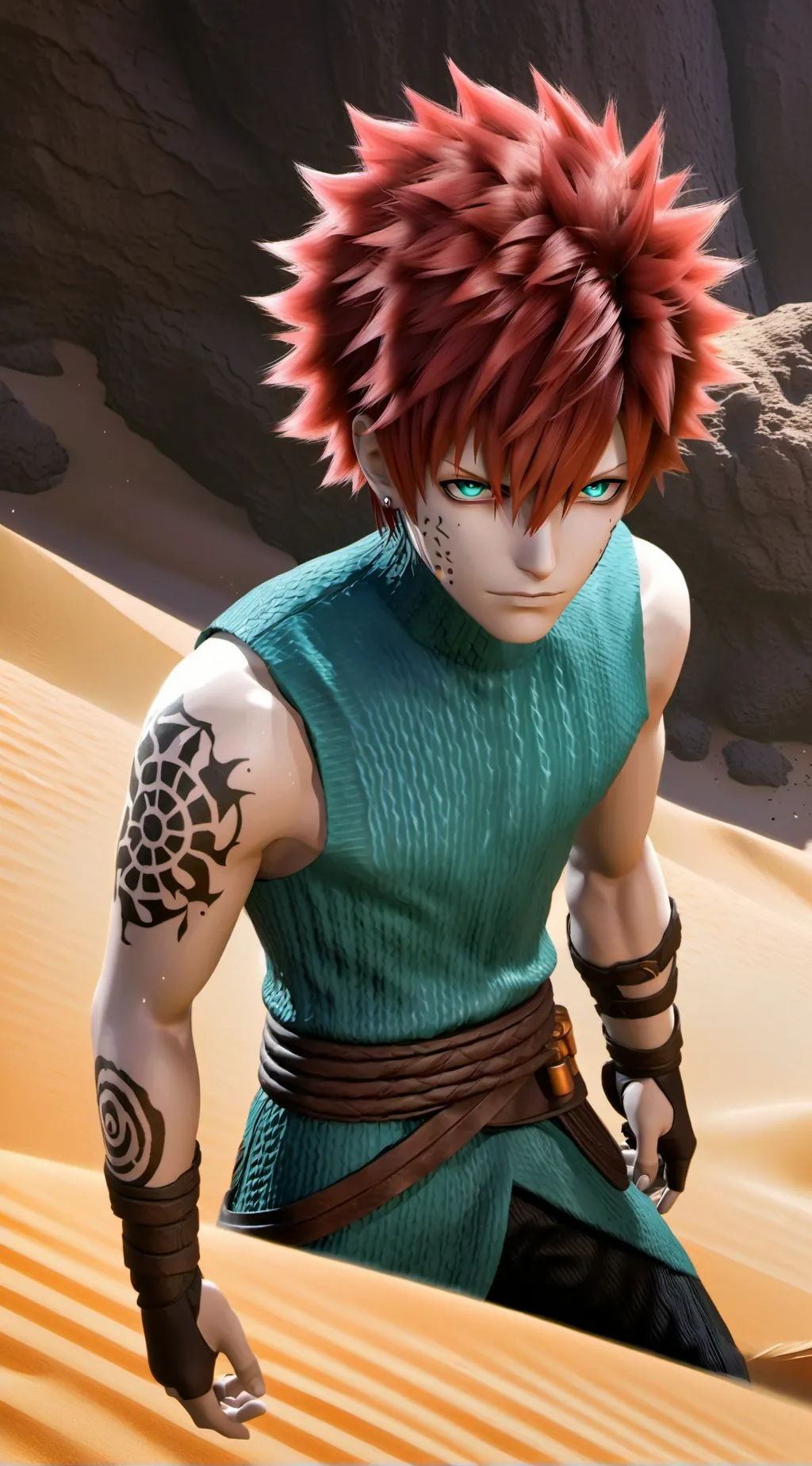 ai character: garra background