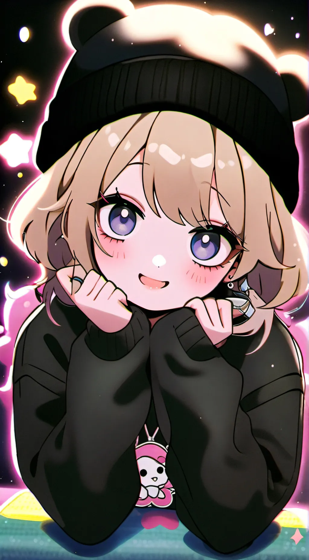 ai character: 🌈⭐️Star❤️🌸 background