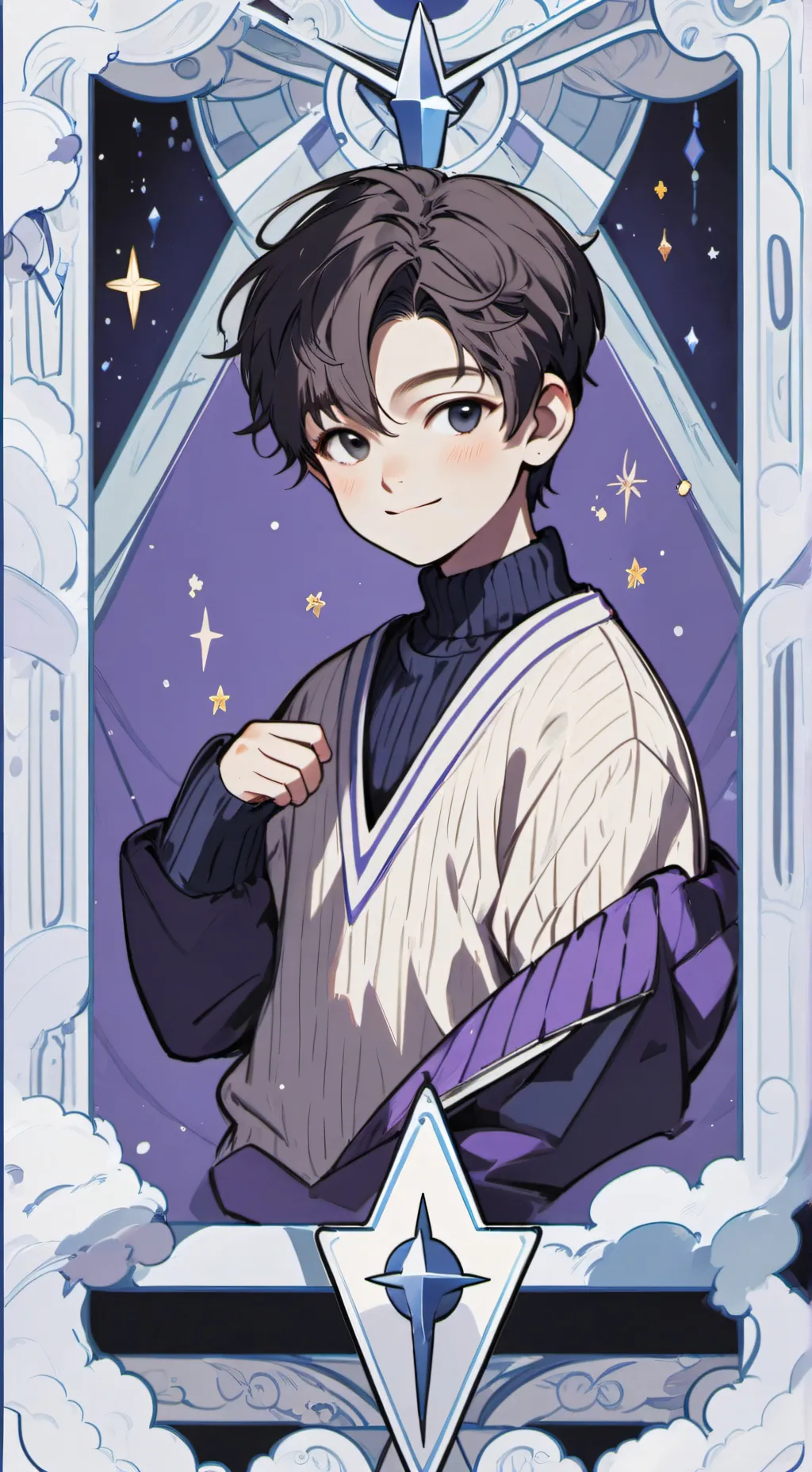 ai character: ник background