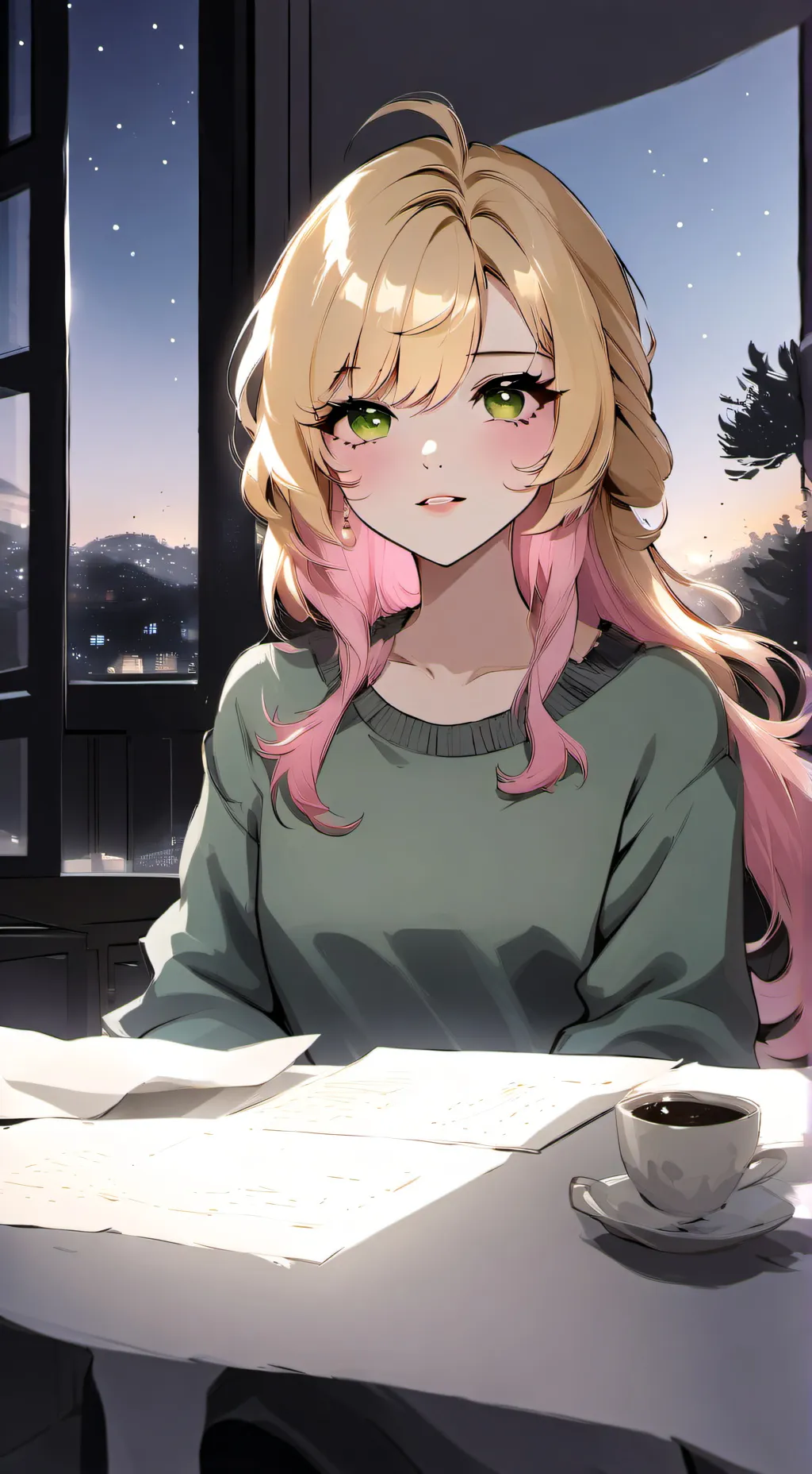 ai character: Abbey background