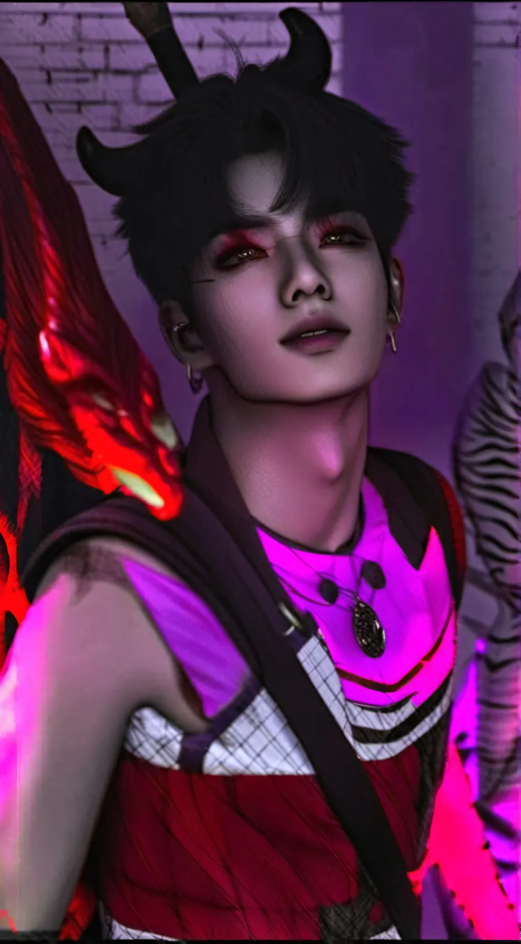 ai character: baby saja background