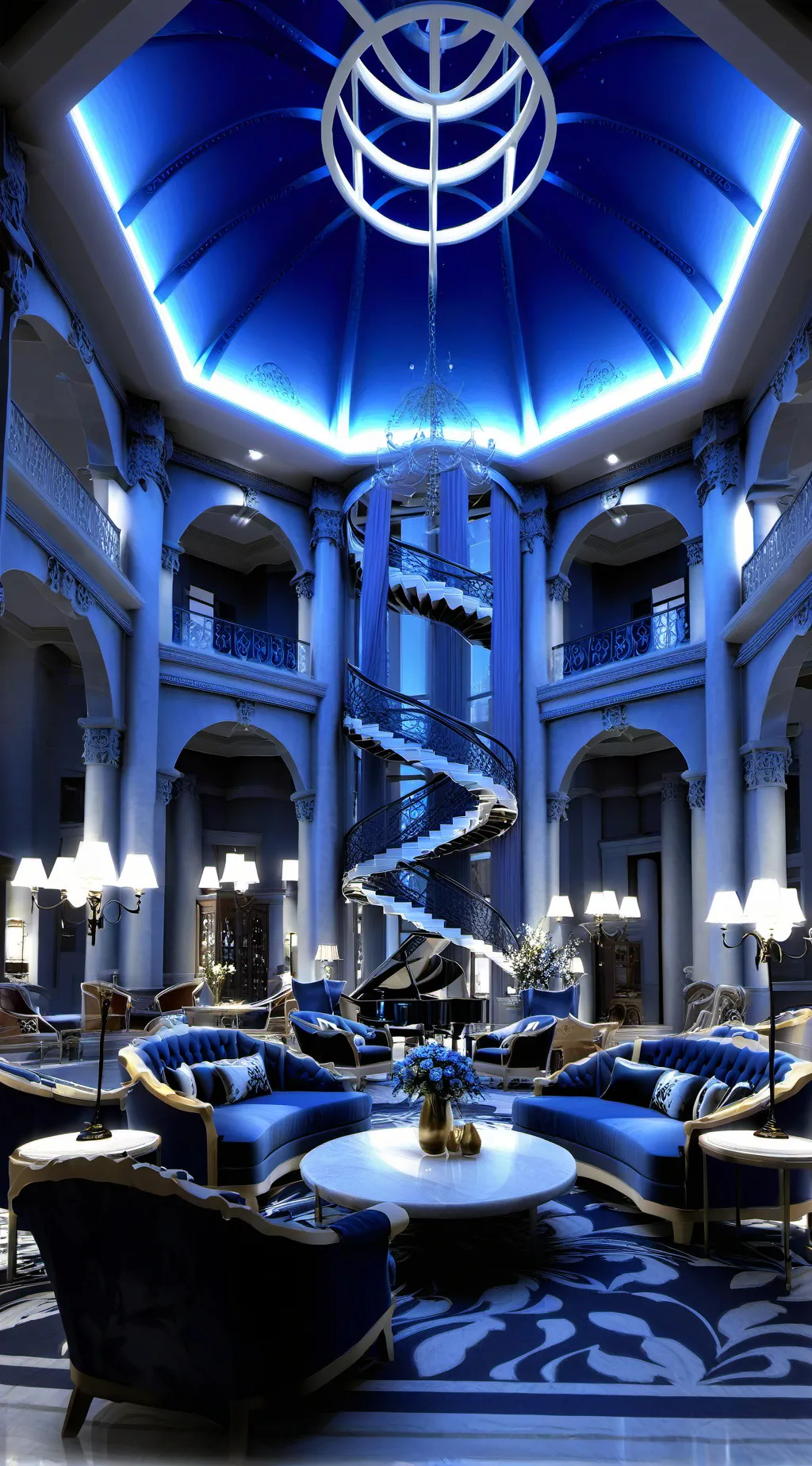 ai character: MHA Hotel  background