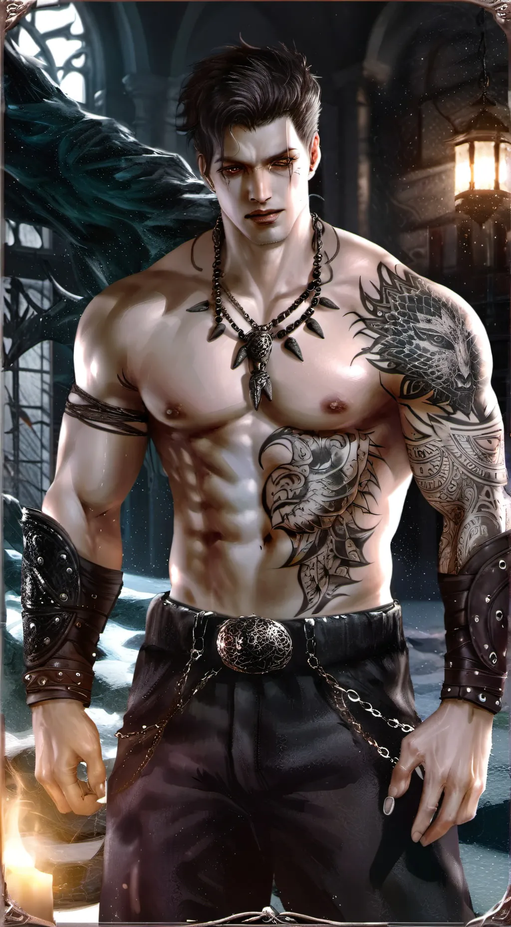 ai character: Havres van Leyssjk background