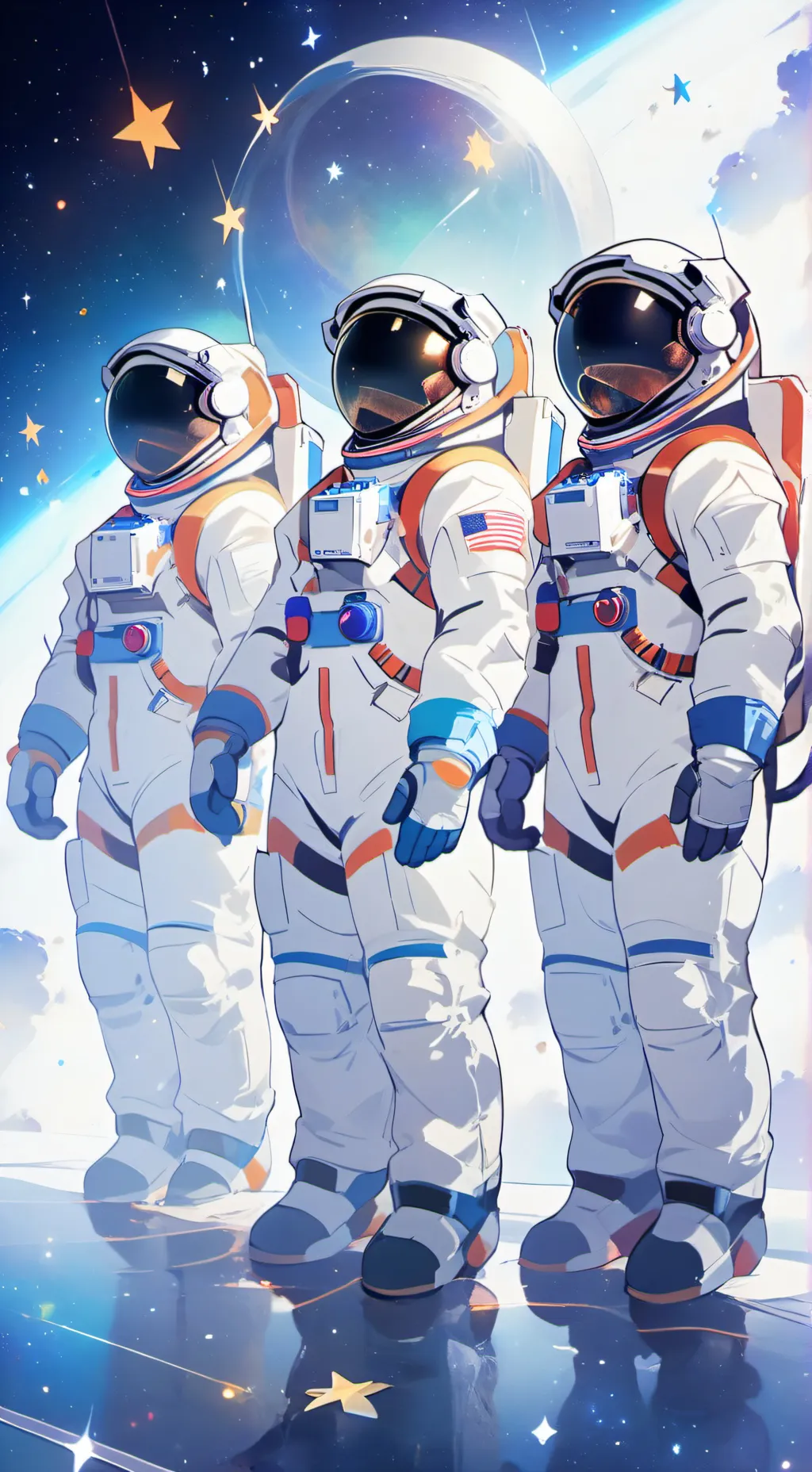 ai character: Among us background