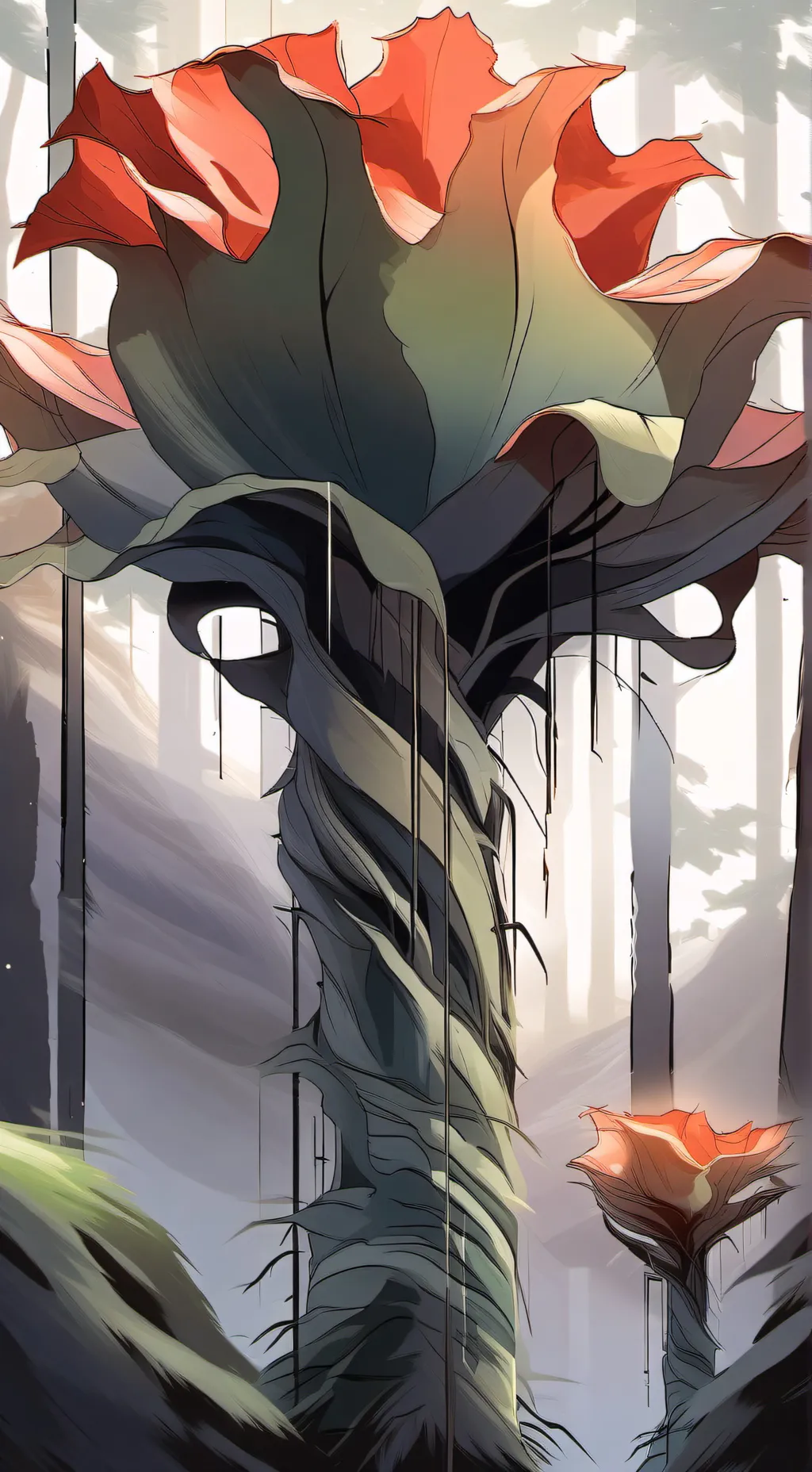 ai character: Plant background