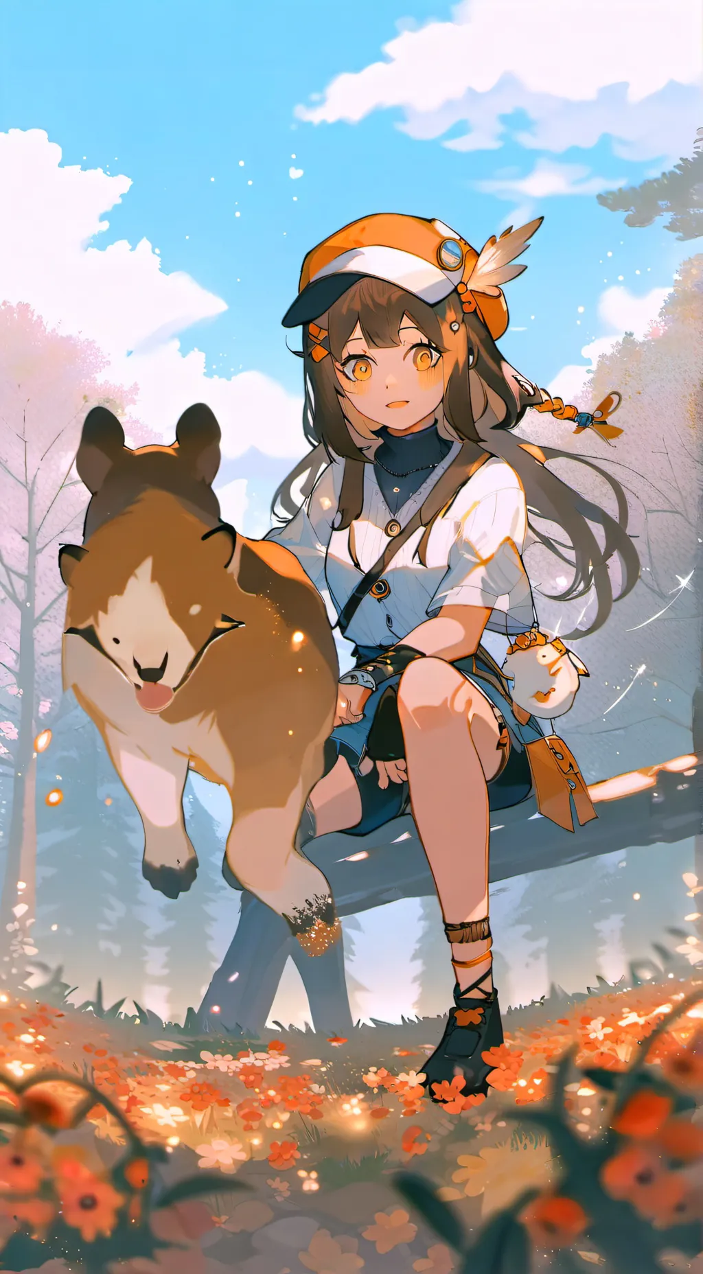 ai character: Lina  background