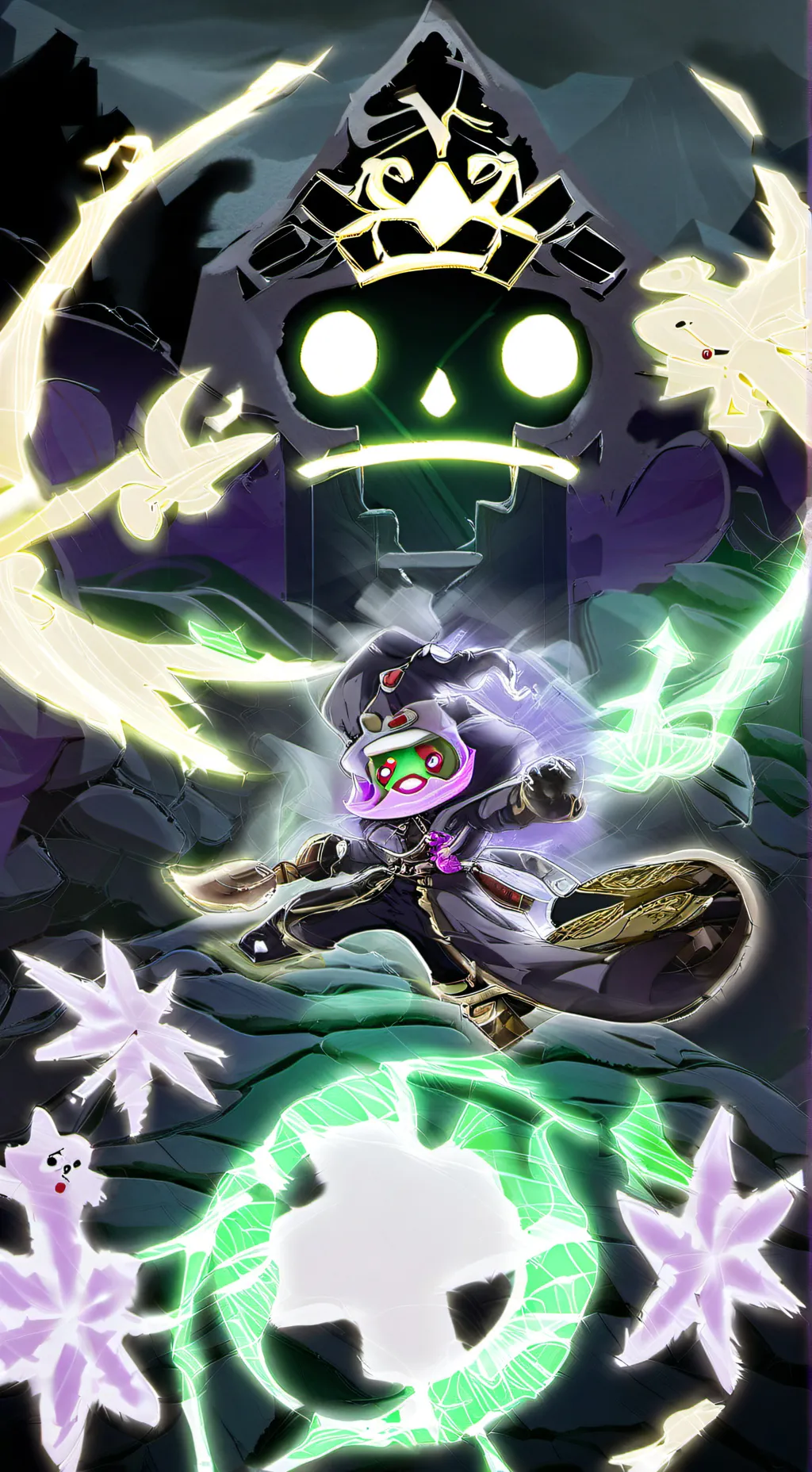 ai character: crk x dw background