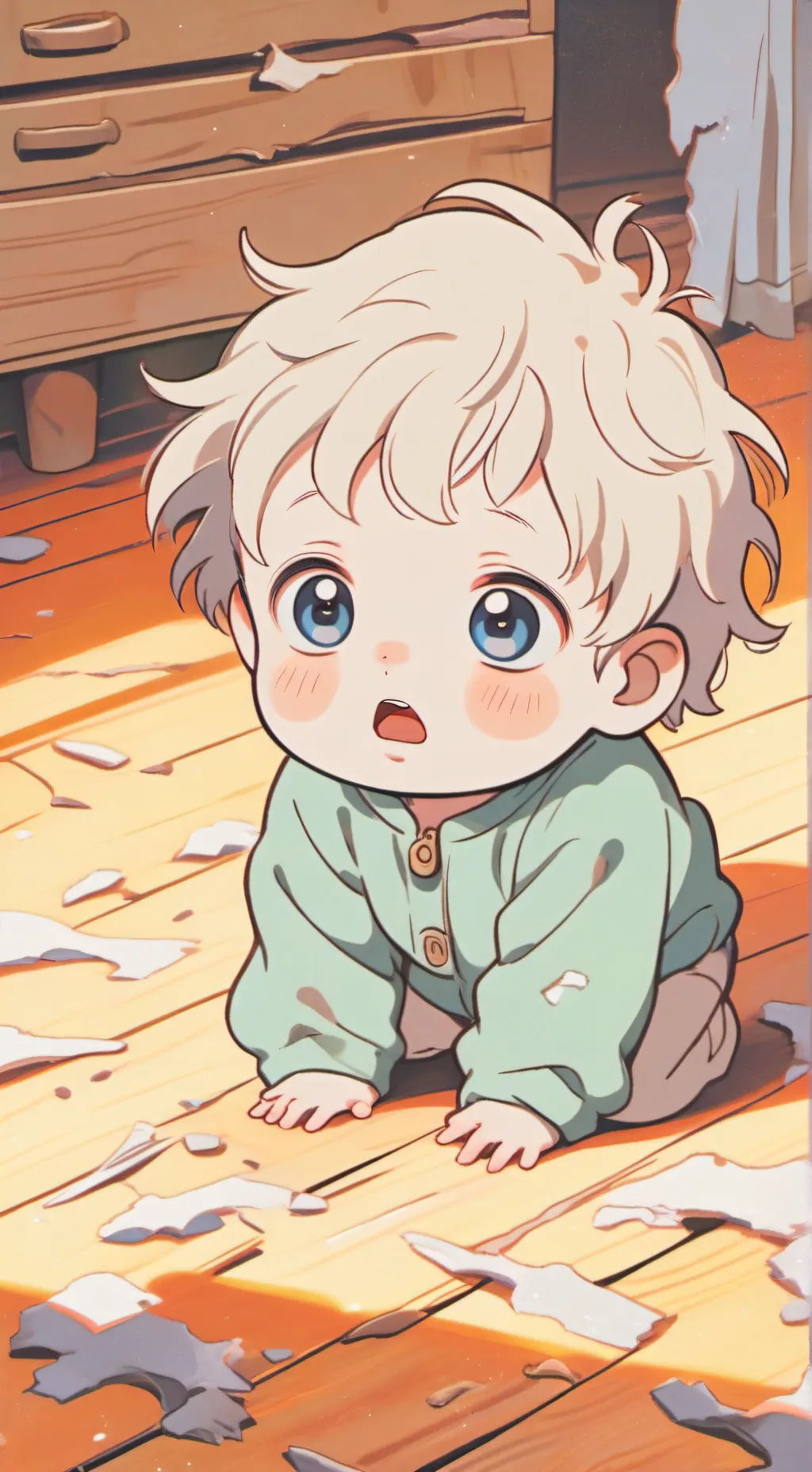 ai character: Magician  background