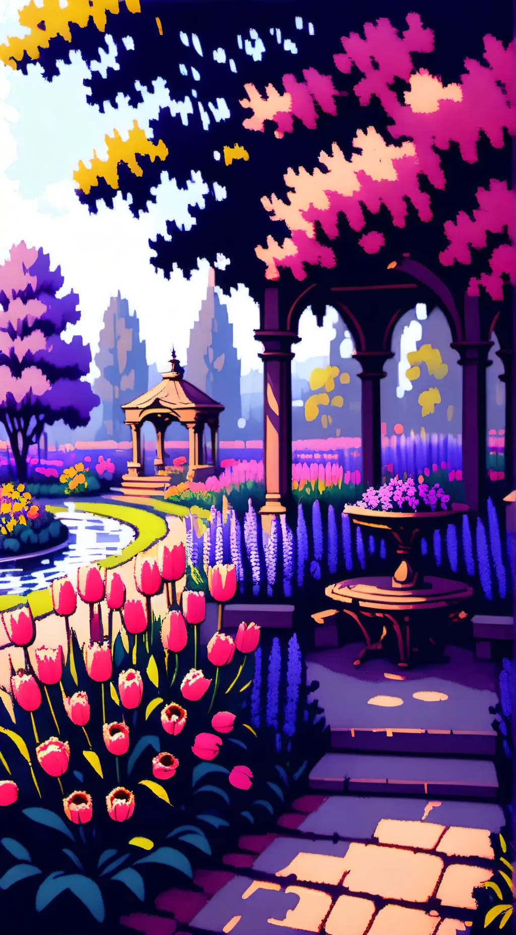 ai character: CH Grow A Garden background