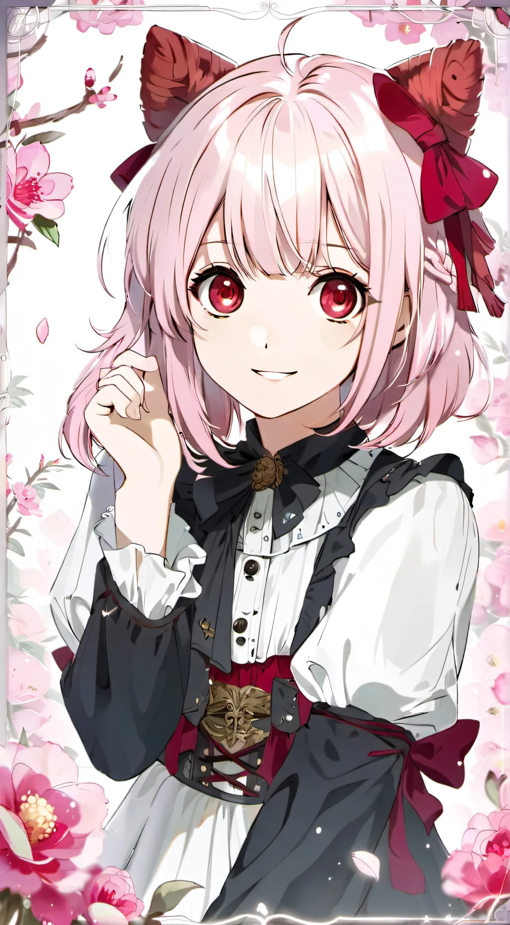 ai character: •Soulmate colour• background