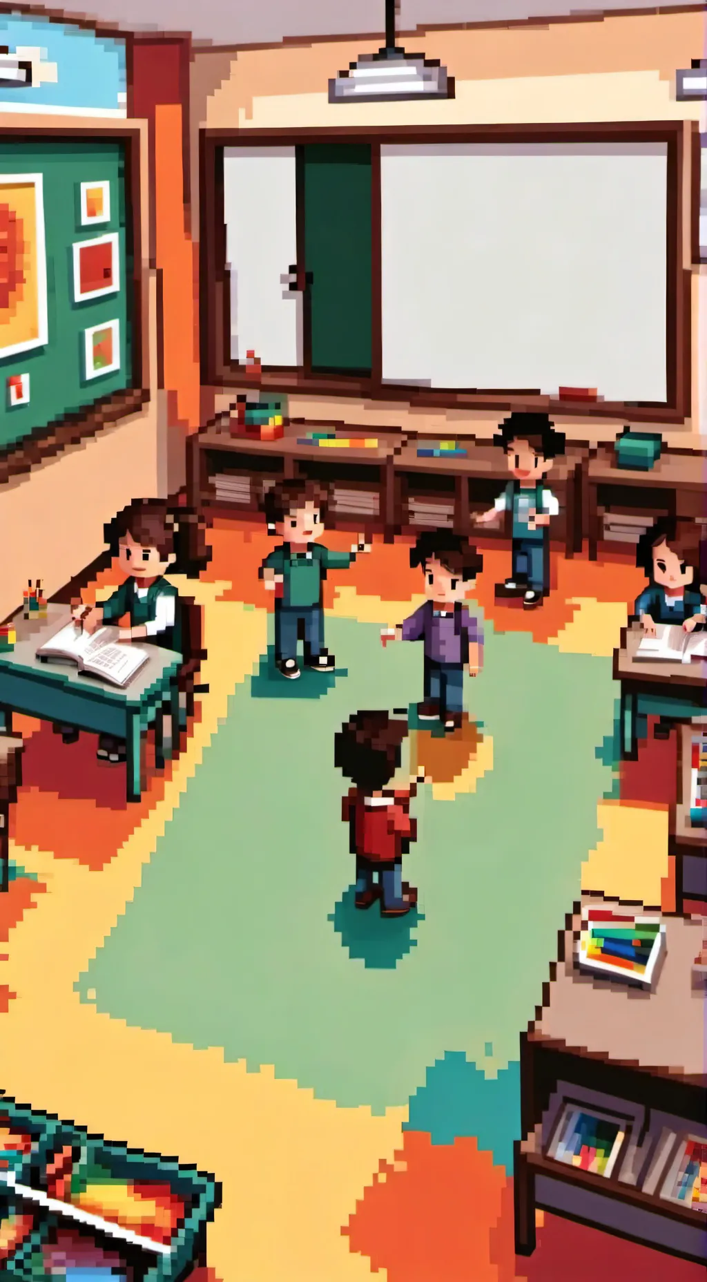 ai character: ★Kindergarten 2★ background