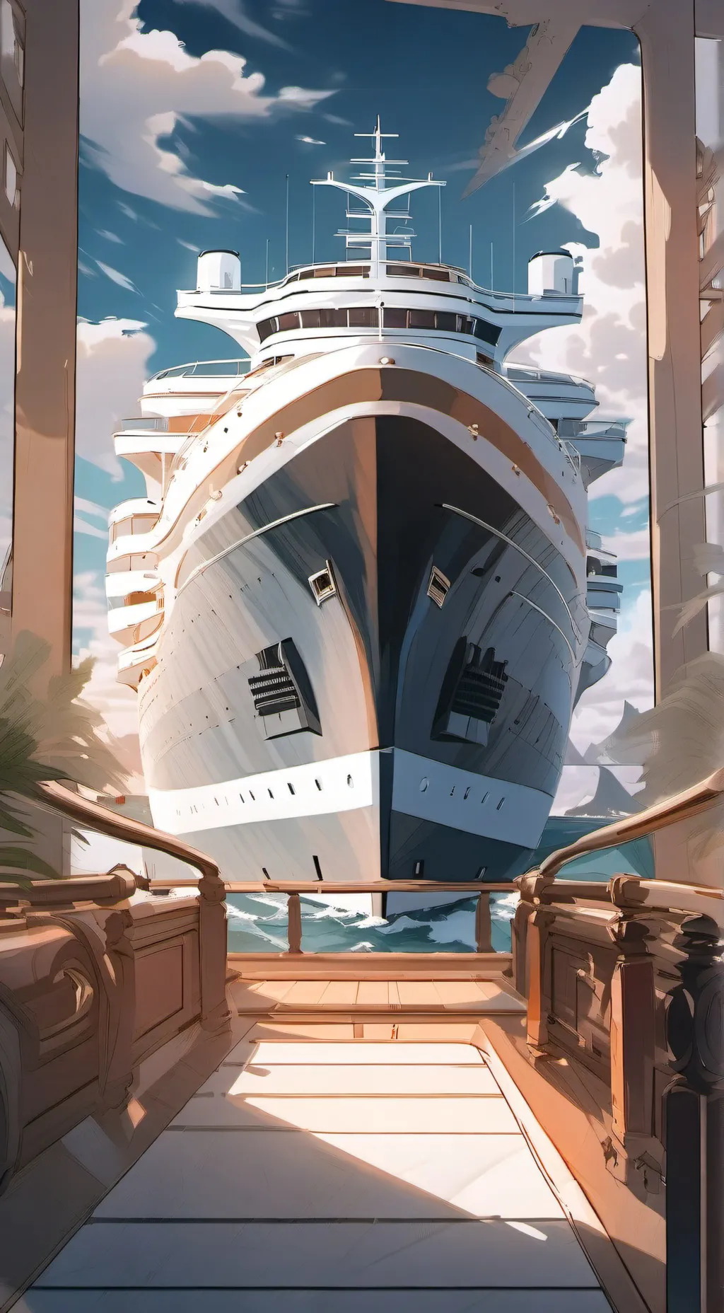 ai character: boat life  background