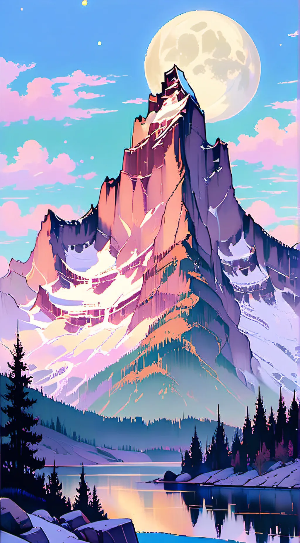 ai character: Chill place ig background